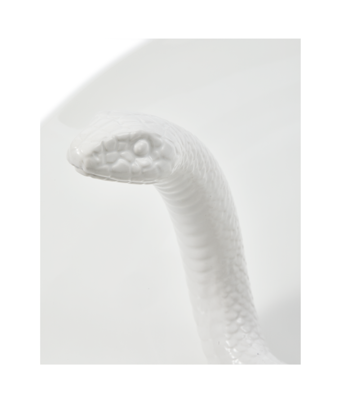 Taca dekoracyjny SNAKE biały