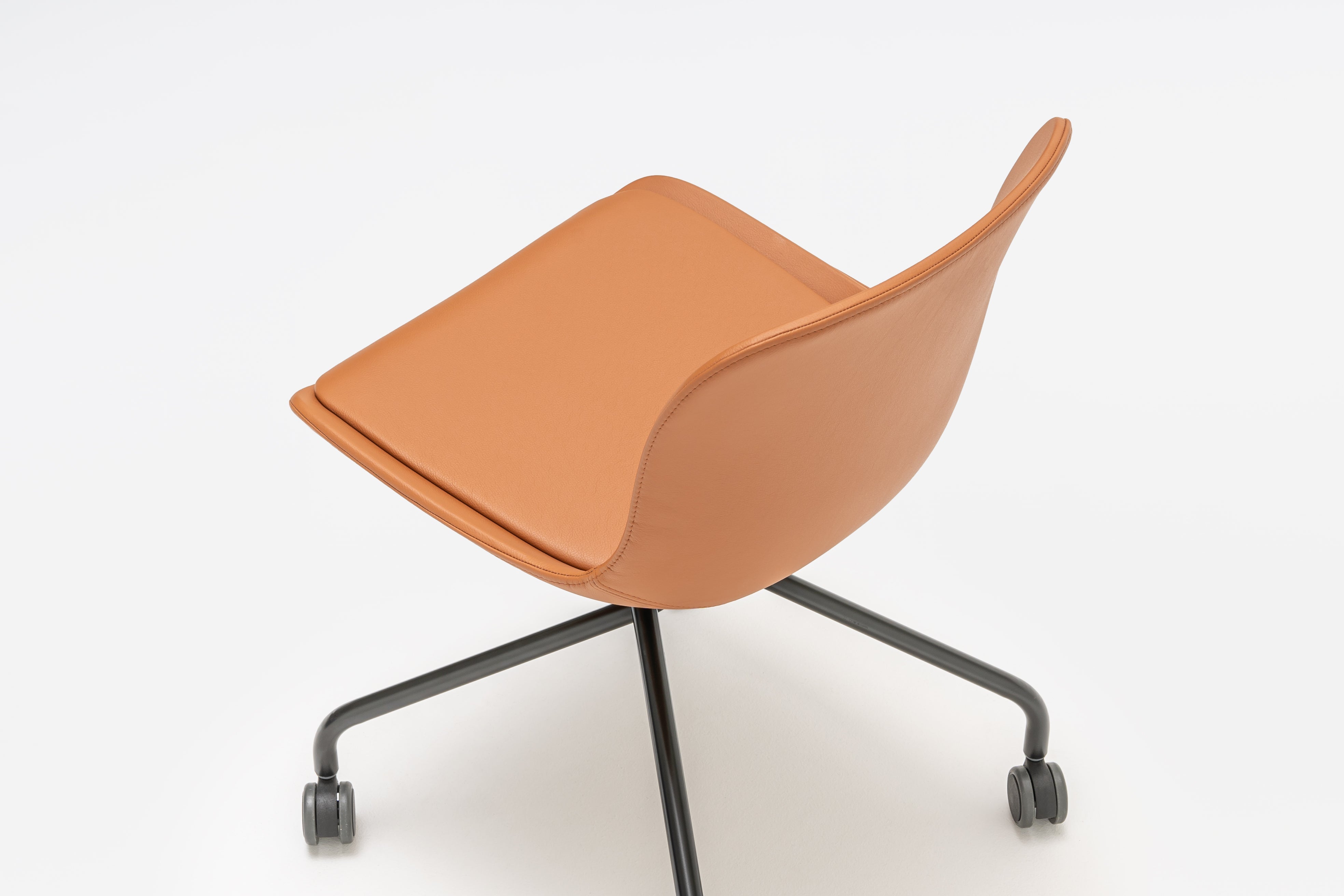 Swivel chair Baltic 2 Classic Metal base with wheels to a soft surface