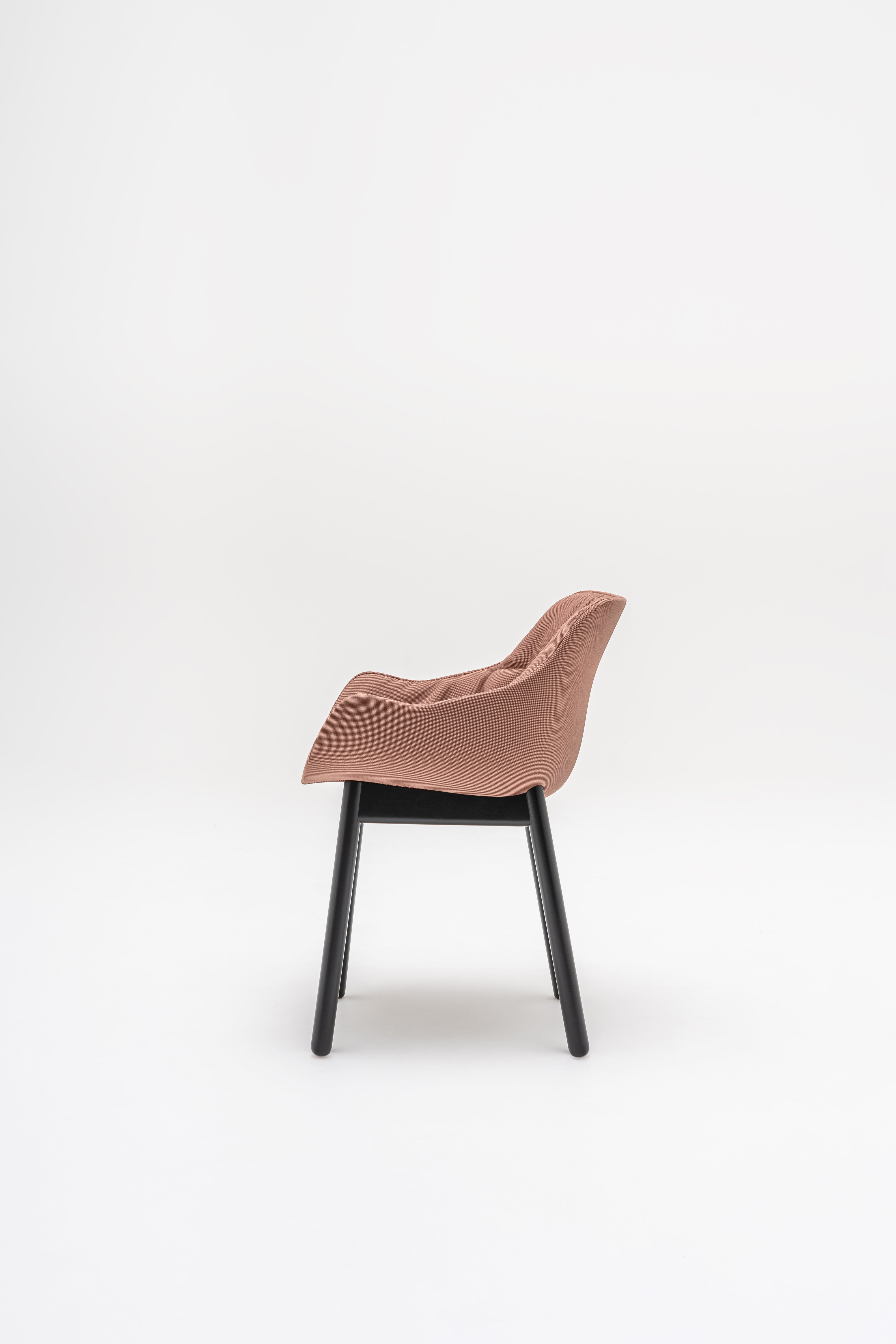 Krzesło BALTIC SOFT DUO drewniana podstawa