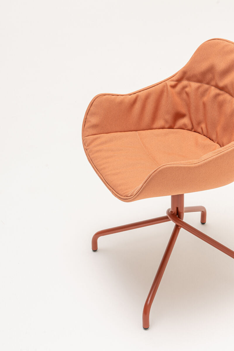 Krzesło obrotowe BALTIC SOFT DUO z metalową podstawą - kolor do wyboru [Milena] MDD    Eye on Design
