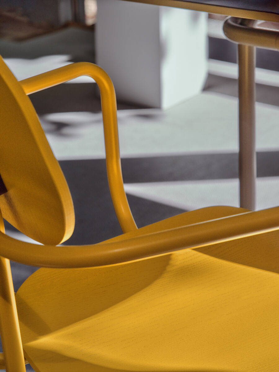 Hoker NEW SCHOOL żółty [Milena] MDD    Eye on Design