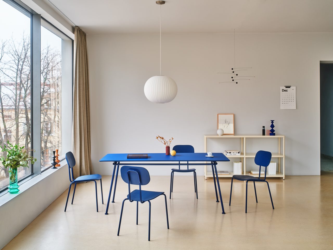 Krzesło NEW SCHOOL żółta podstawa