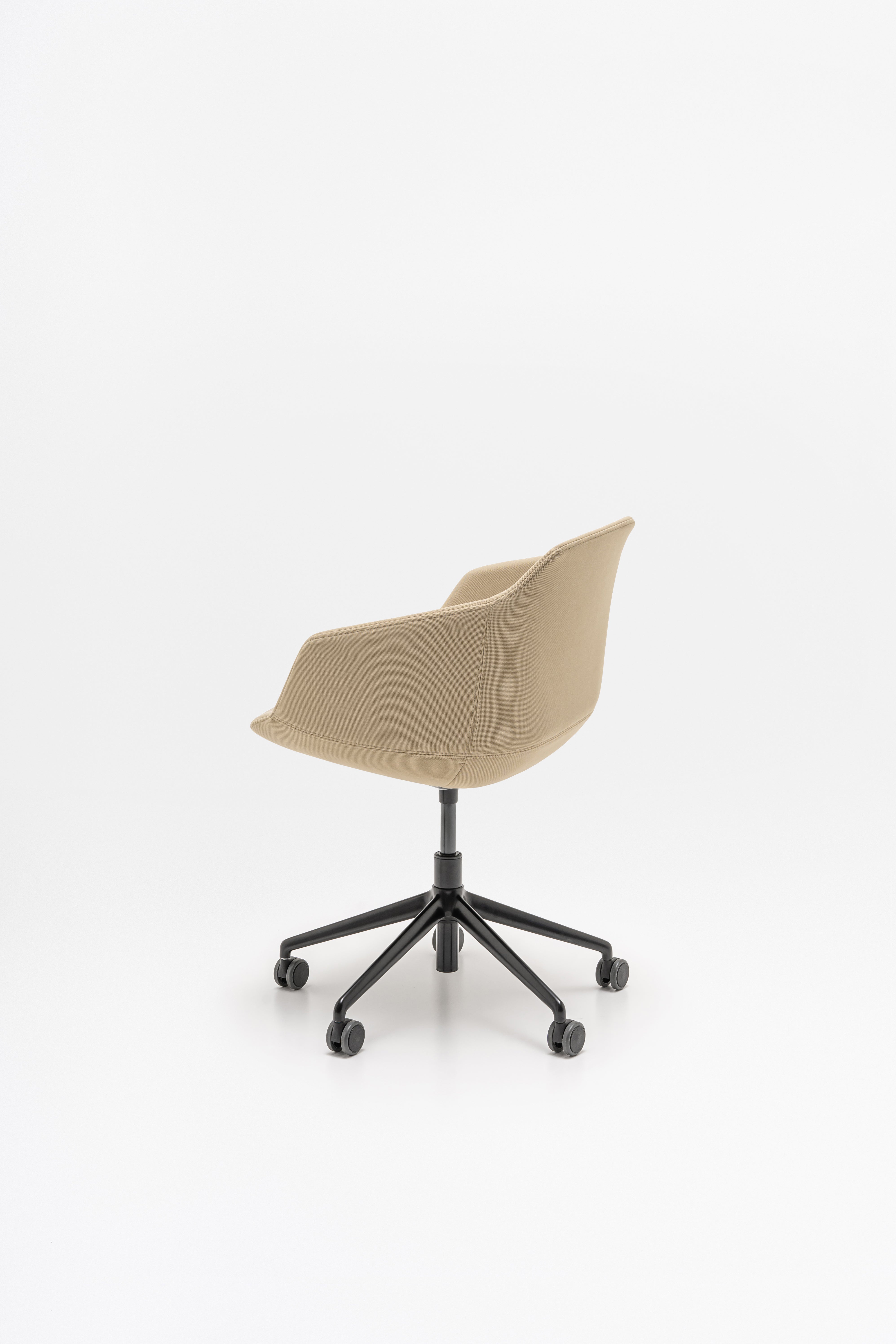 Ultra chair adjustable base with wheels to the soft surface