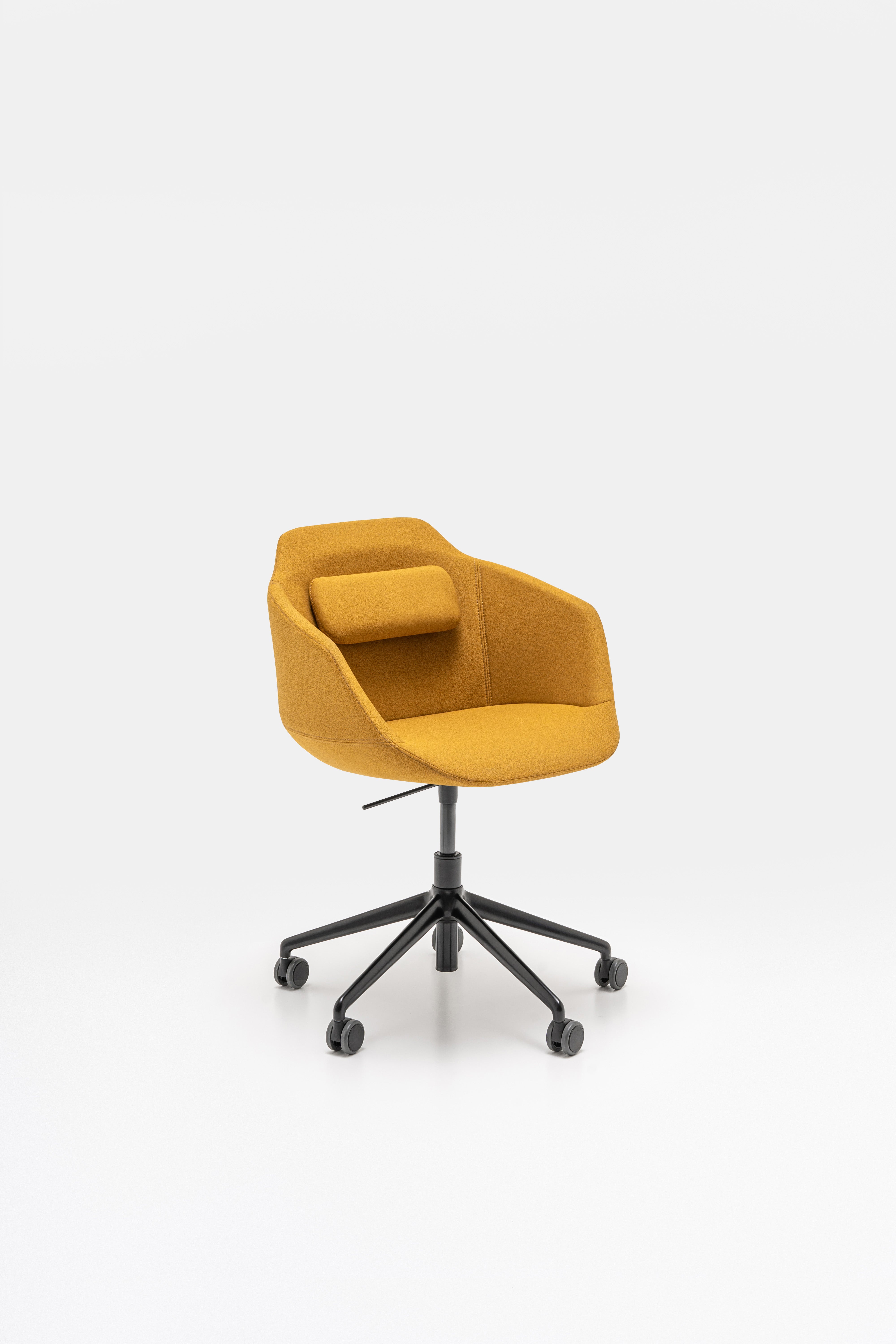 Ultra chair adjustable base with wheels to the soft surface