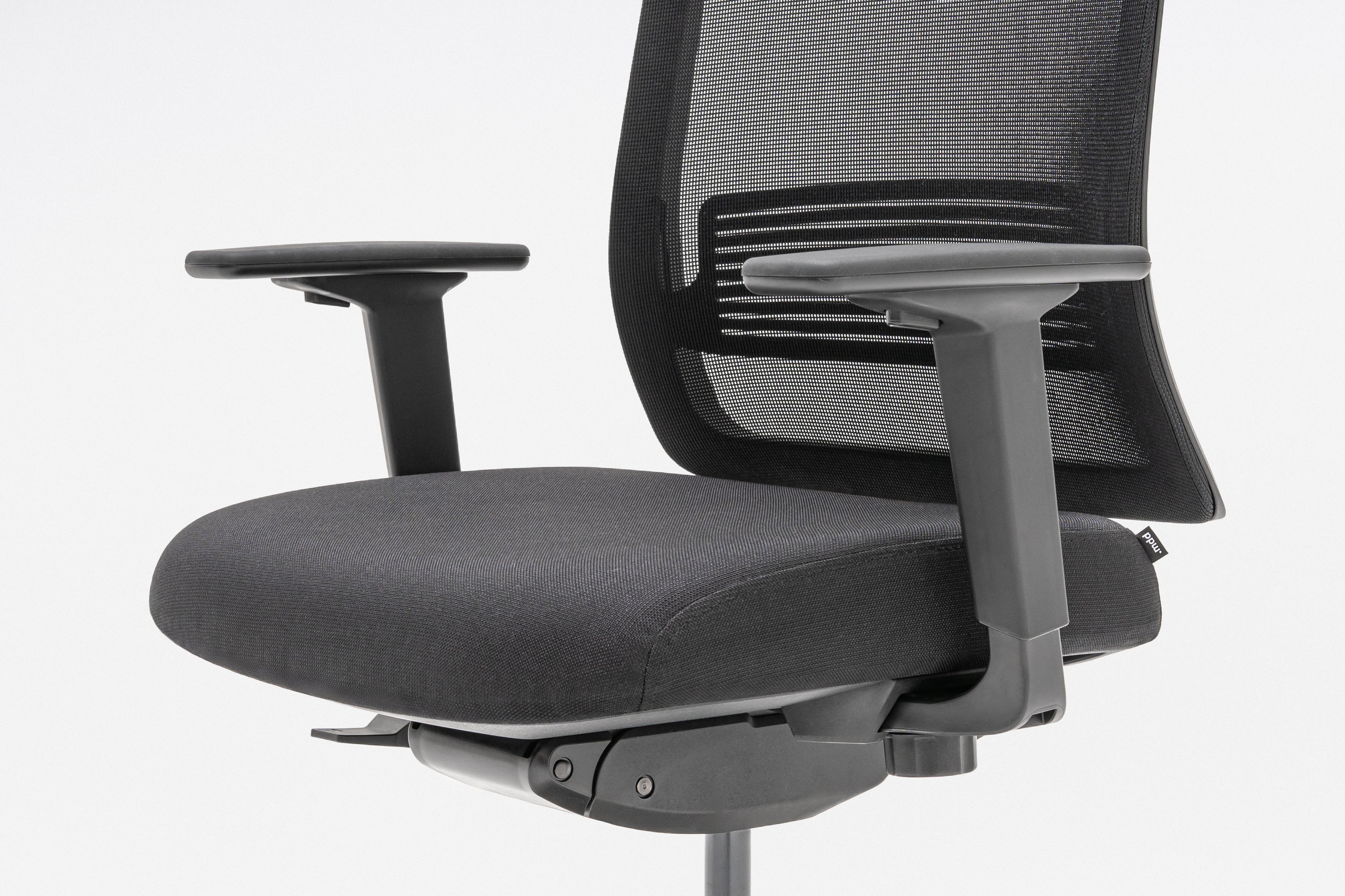 Apex office chair with wheels for a hard surface