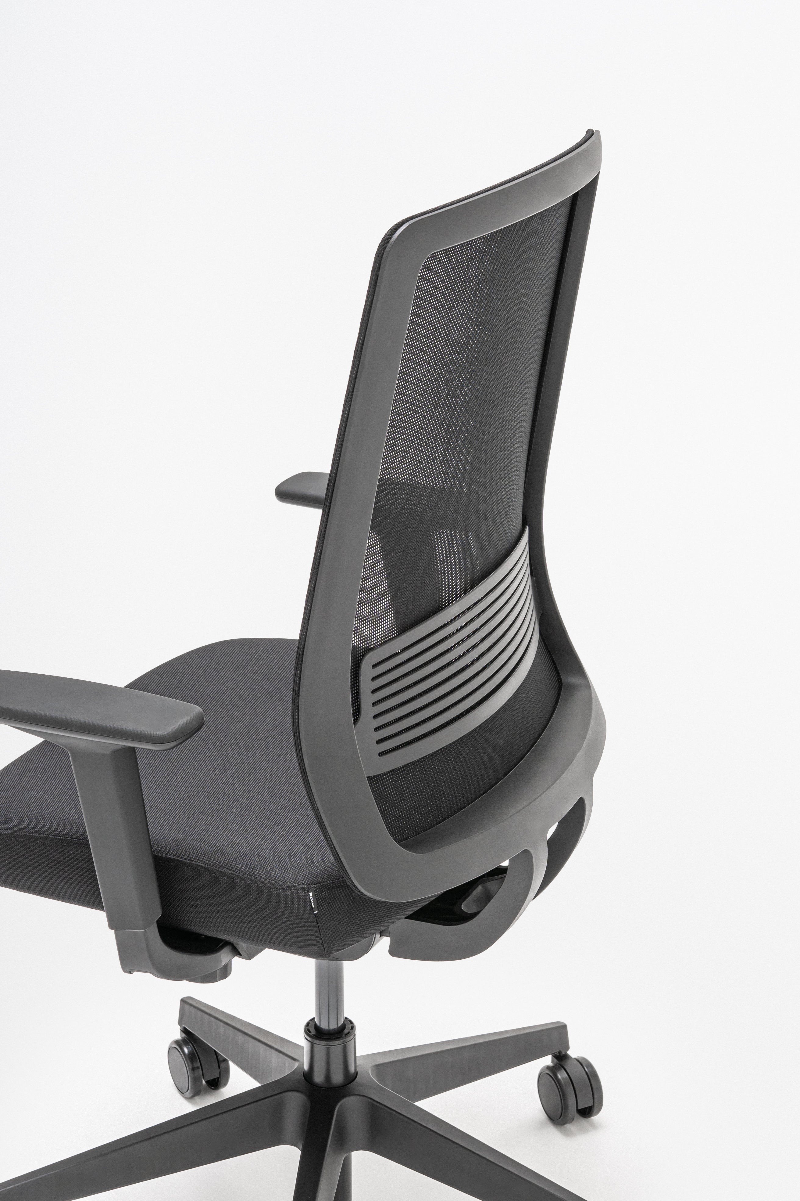 Apex office chair with wheels for a hard surface