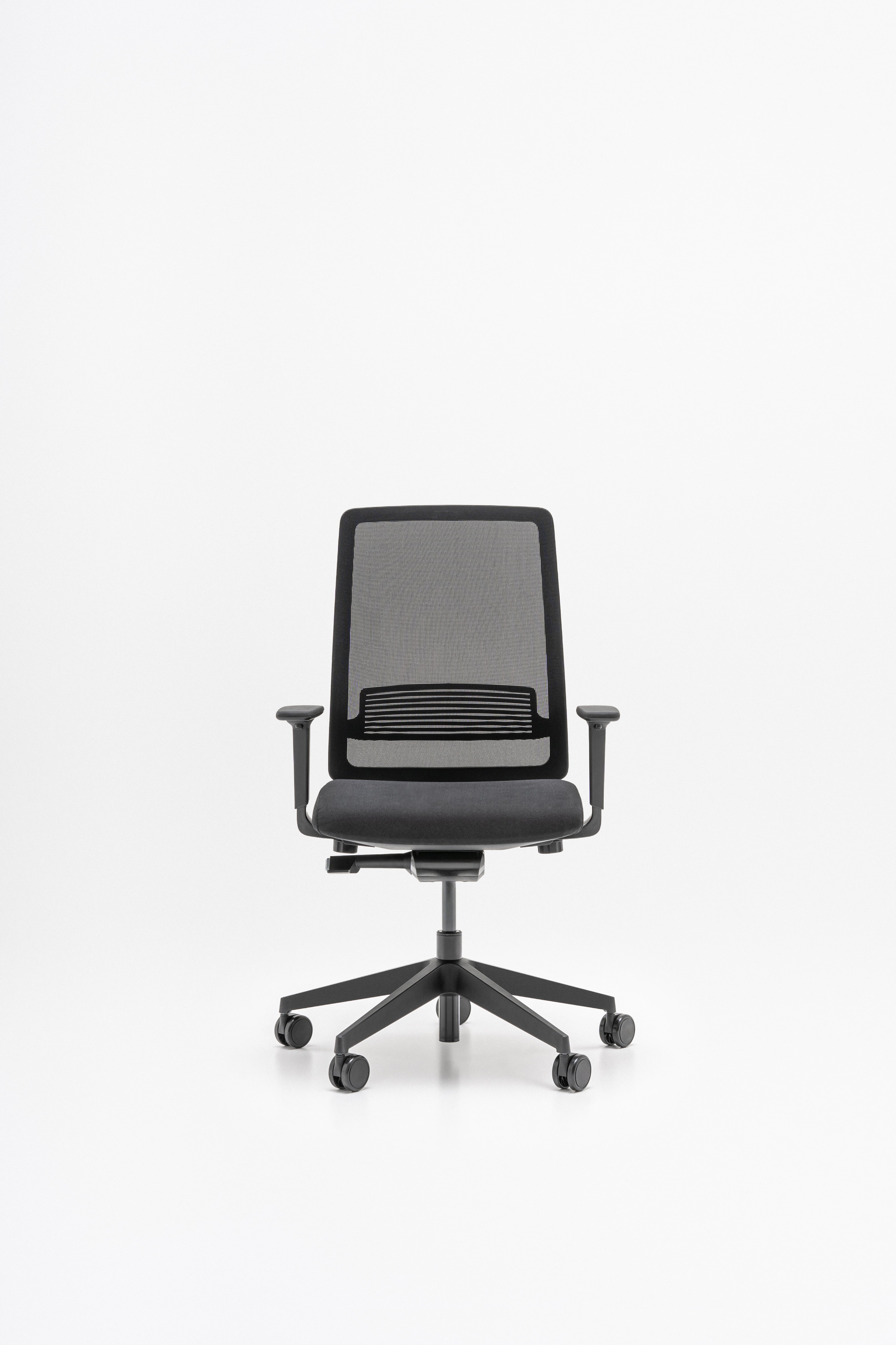 Apex office chair with wheels for a hard surface