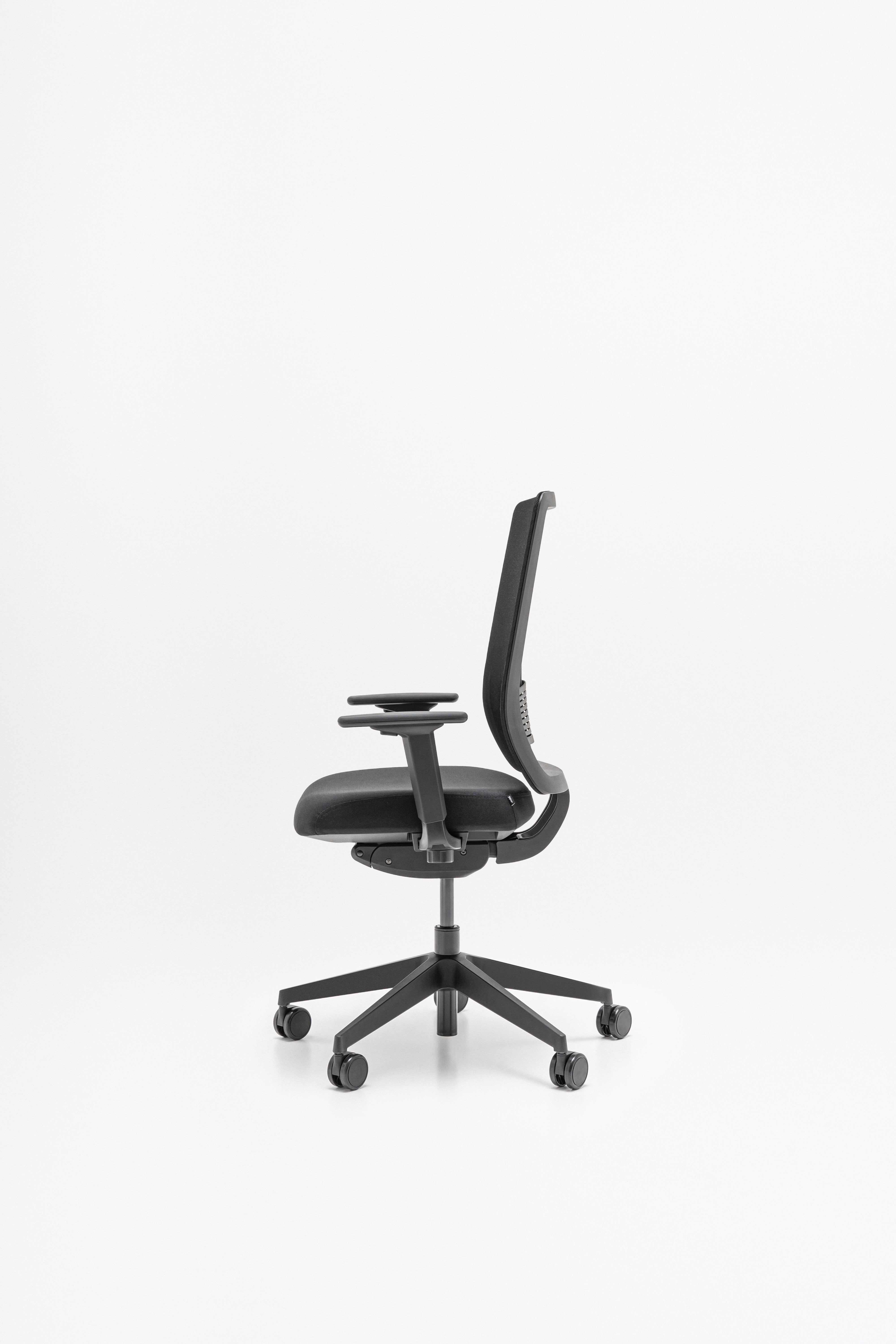 Apex office chair with wheels for a hard surface