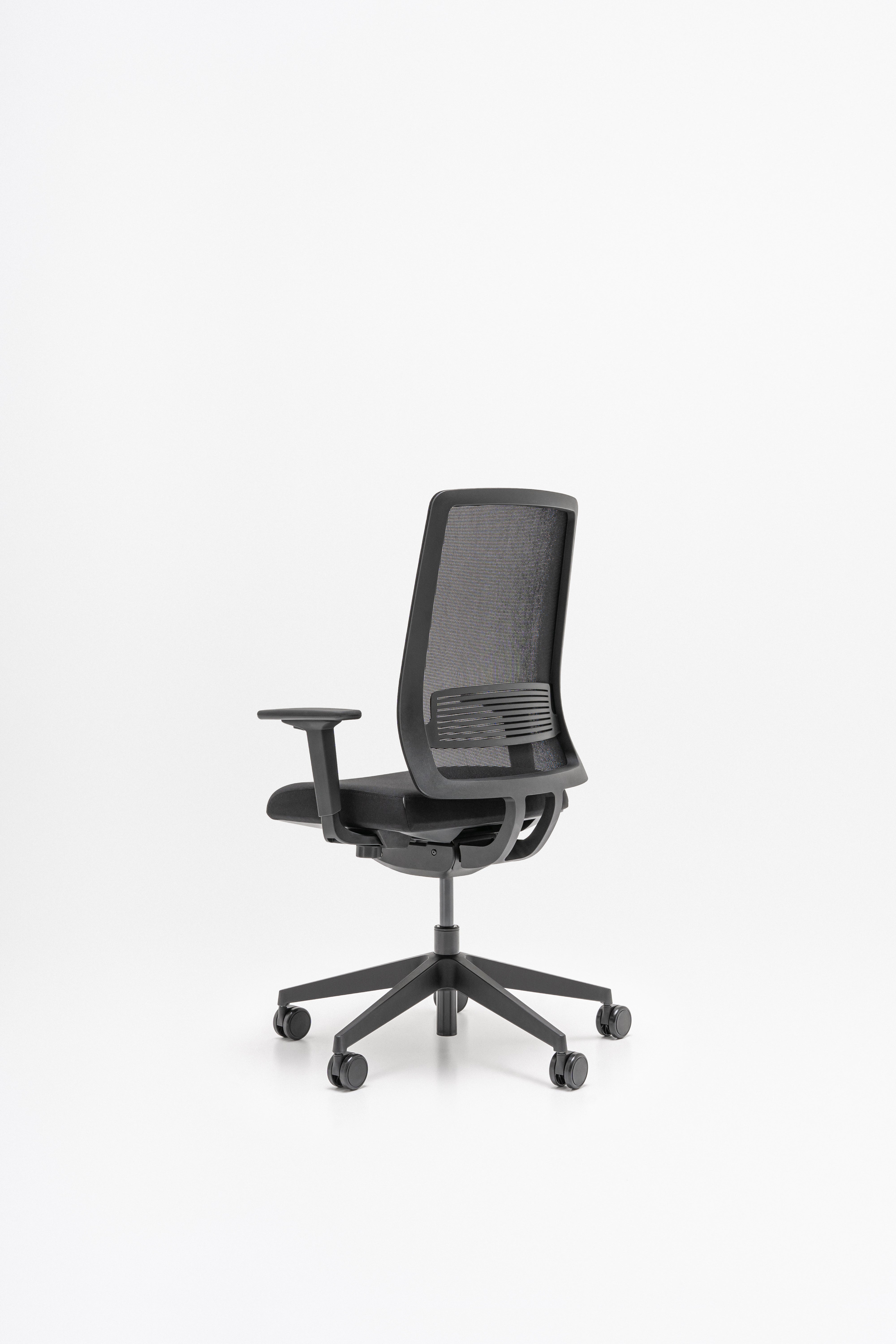 Apex office chair with wheels for a hard surface