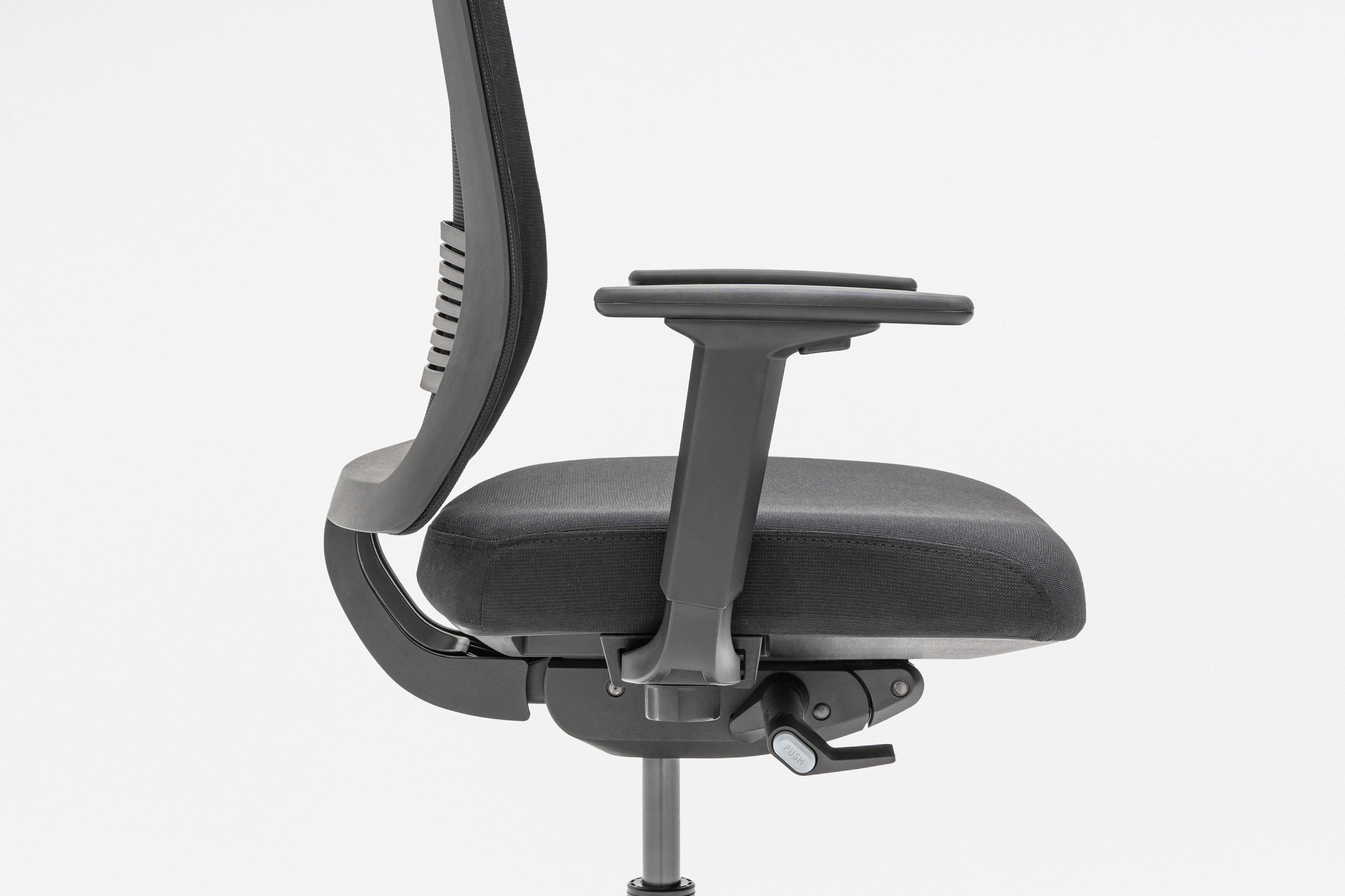 Apex office chair with wheels for a hard surface