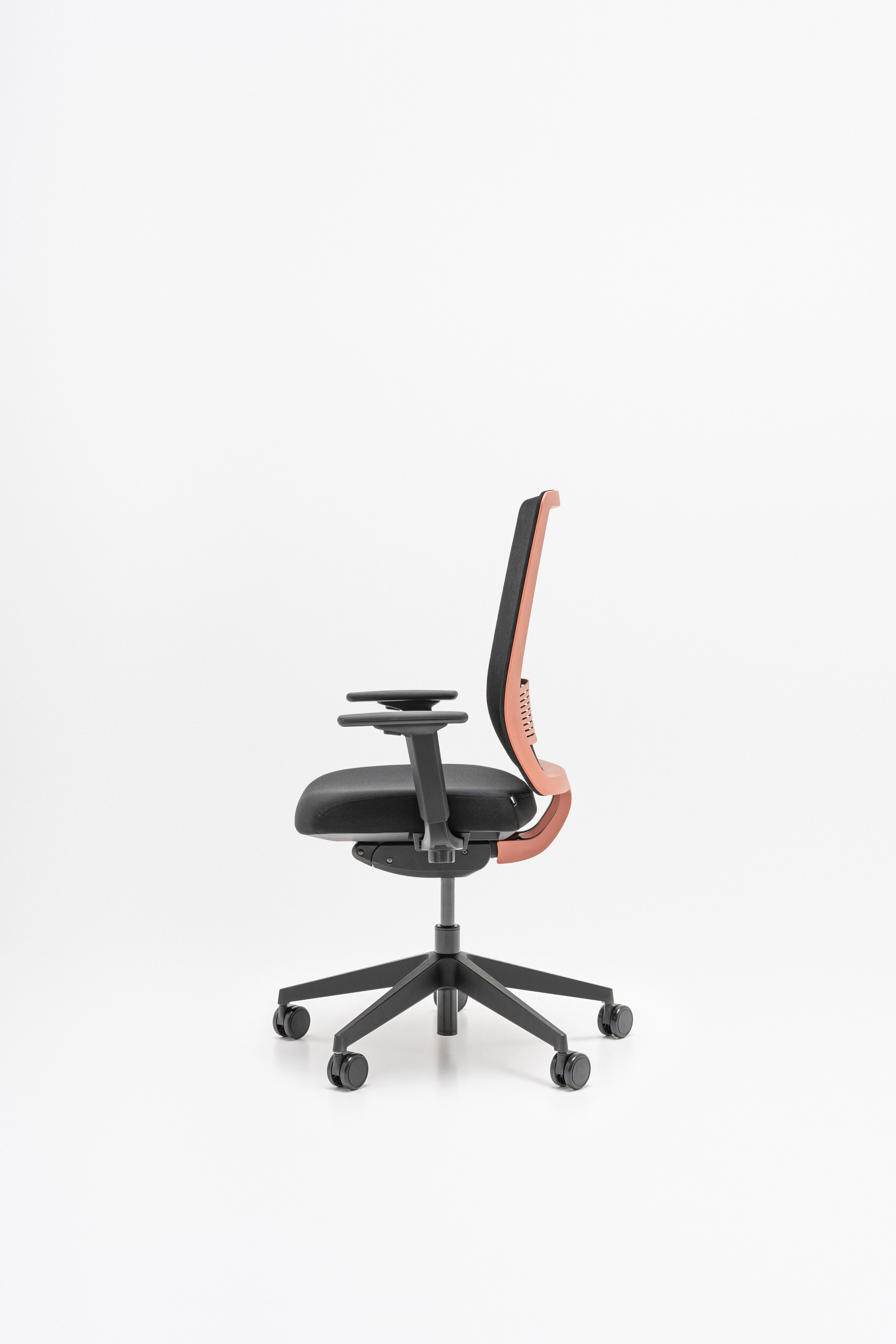 Apex office chair with wheels for a hard surface