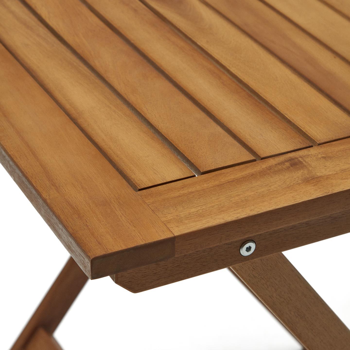 Składany stół ogrodowy SADIRAR lite drewno akacjowe La Forma    Eye on Design