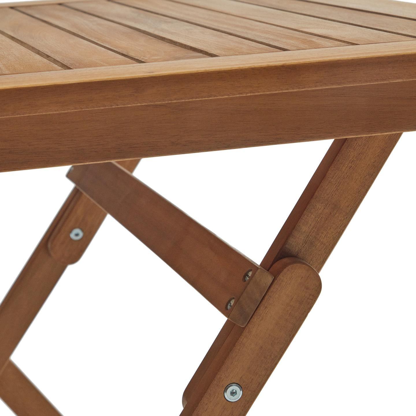 Składany stół ogrodowy SADIRAR lite drewno akacjowe La Forma    Eye on Design