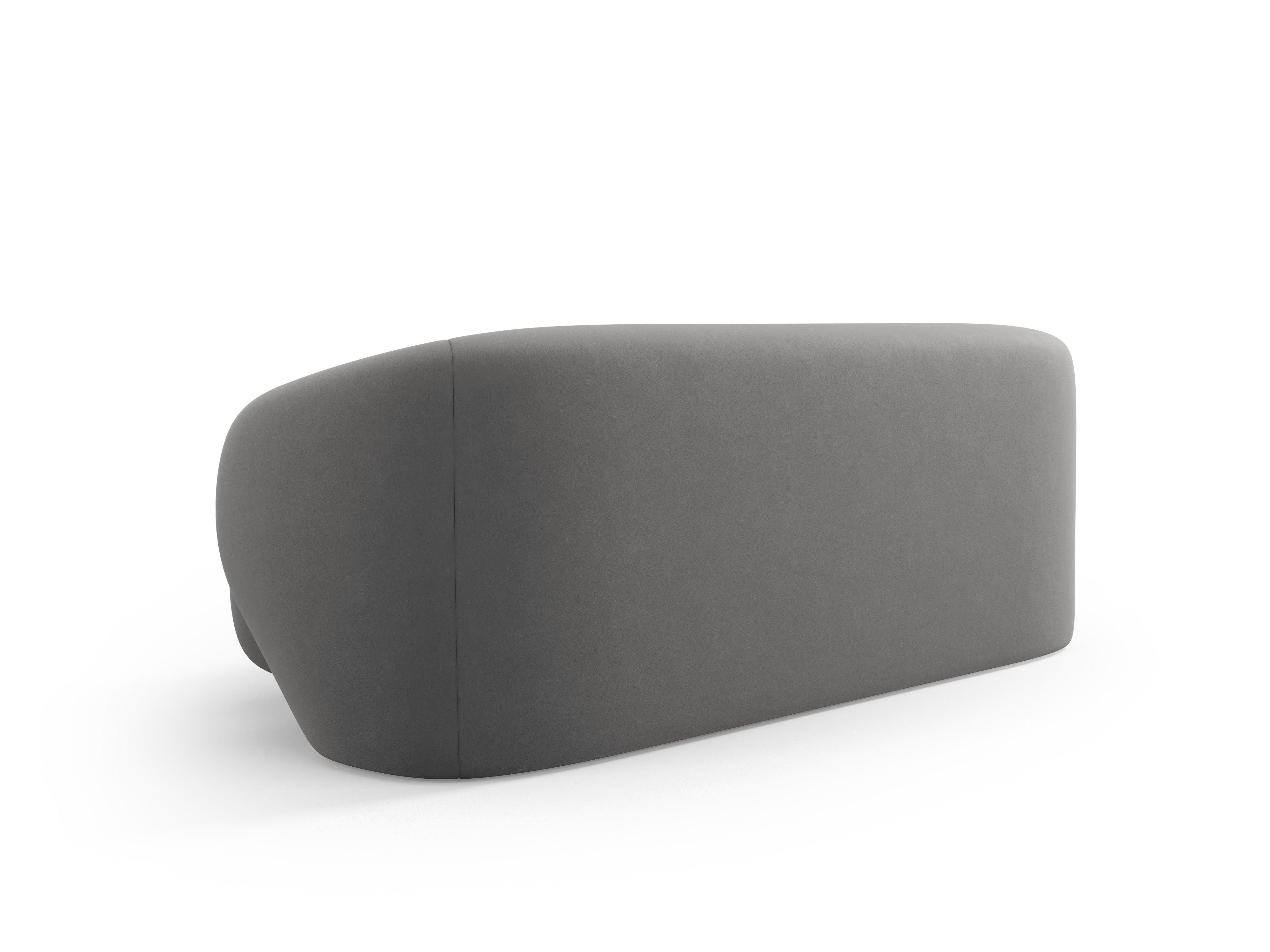 Sofa 2-osobowa aksamitna CAMDEN ciemnoszary Cosmopolitan Design    Eye on Design