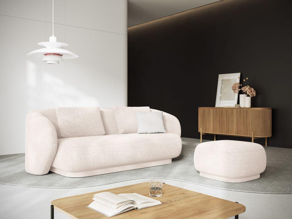 Sofa 2-osobowa aksamitna CAMDEN czarny Cosmopolitan Design    Eye on Design