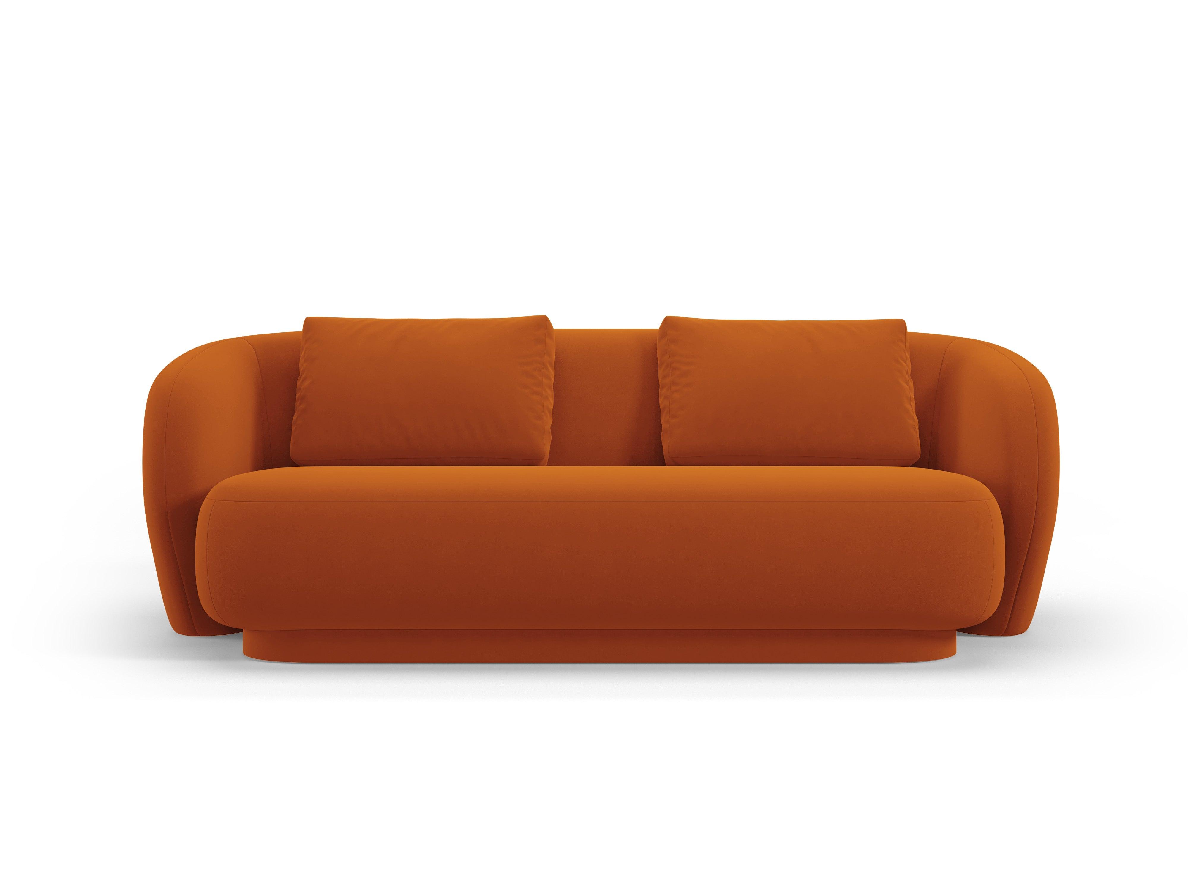 Sofa 2-osobowa aksamitna CAMDEN terracotta Cosmopolitan Design    Eye on Design