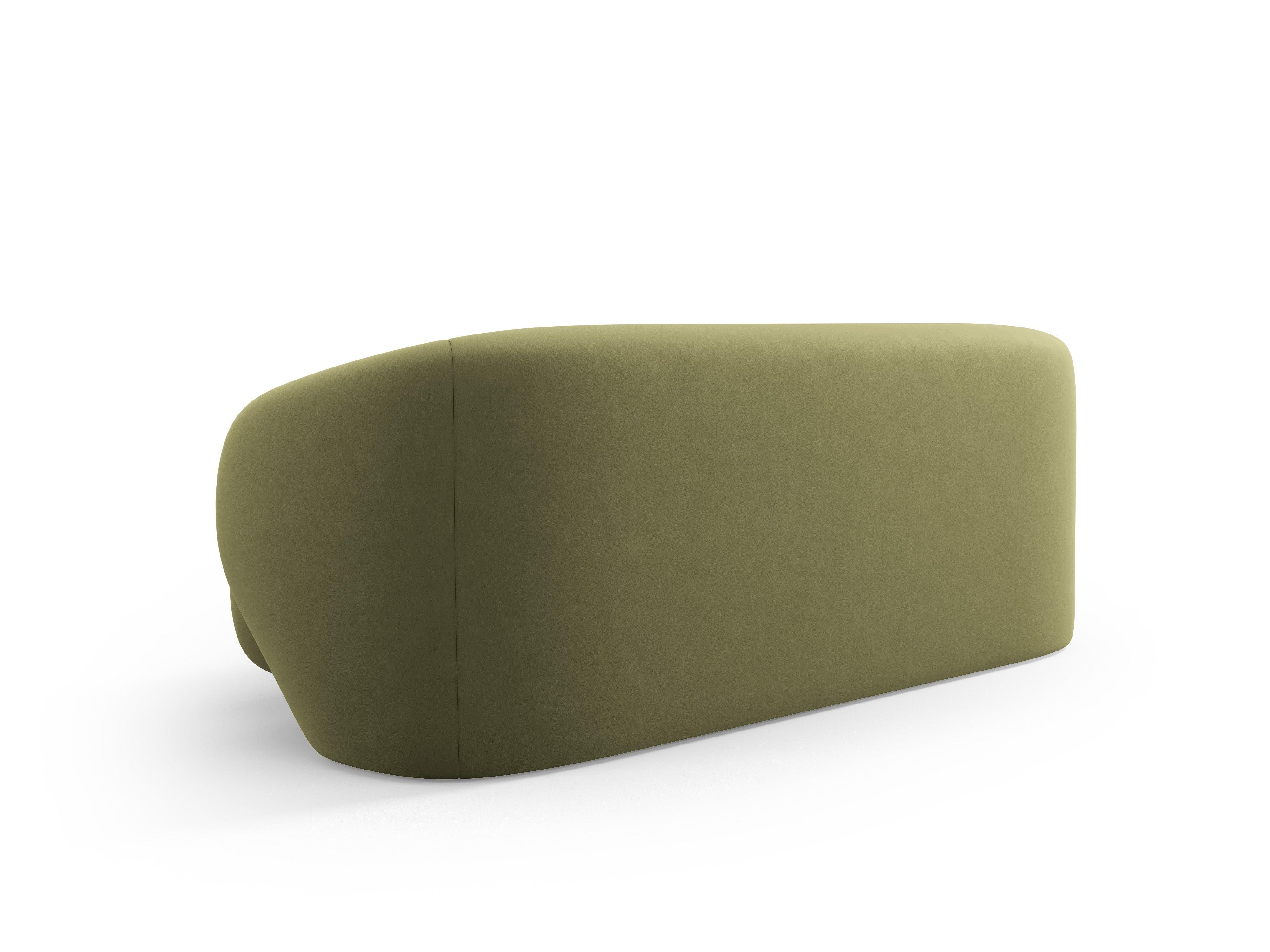 Sofa 2-osobowa aksamitna CAMDEN zielony Cosmopolitan Design    Eye on Design