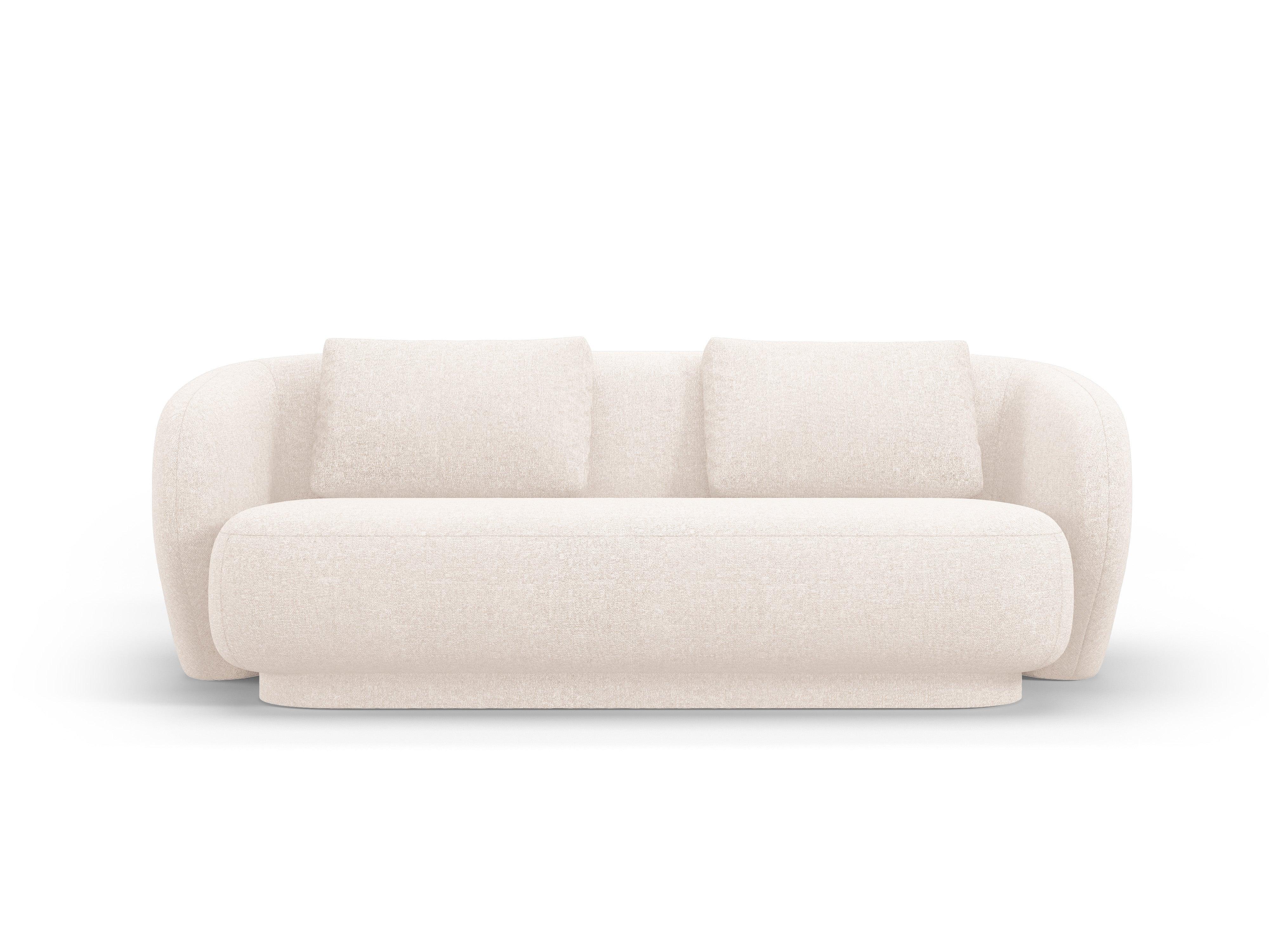 Sofa 2-osobowa CAMDEN jasnobeżowy szenil Cosmopolitan Design    Eye on Design