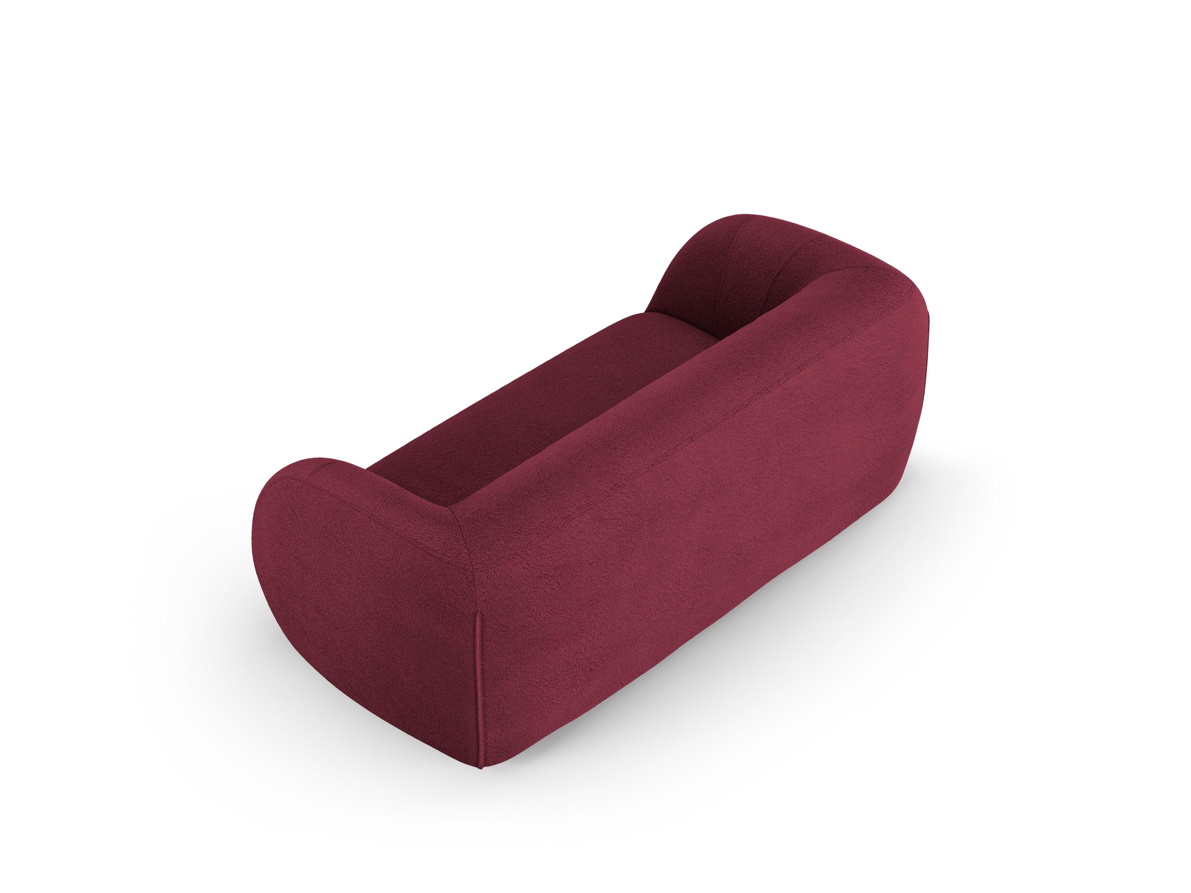 Sofa 2-osobowa ESSEN bordowy boucle Cosmopolitan Design    Eye on Design