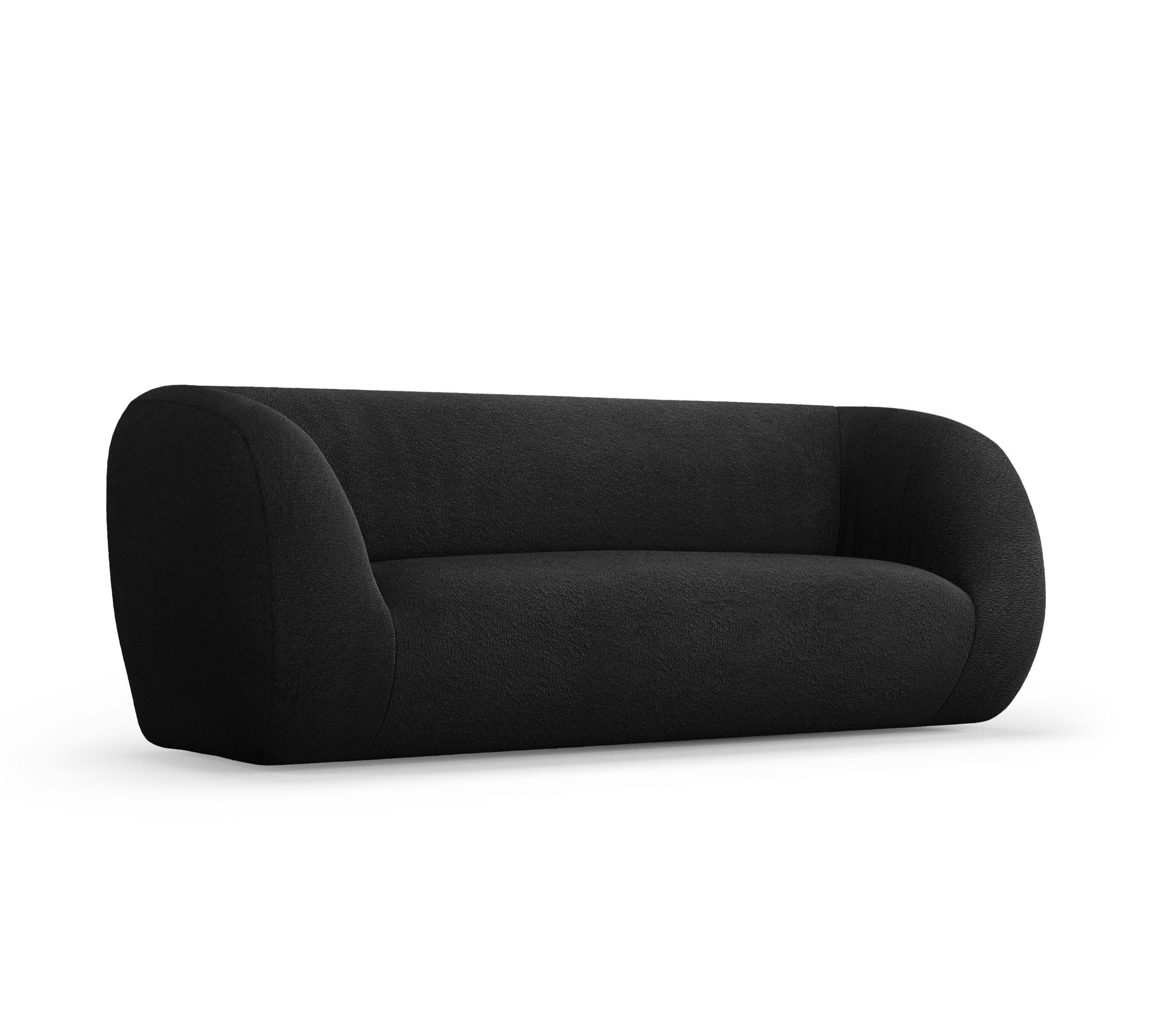 Sofa 2-osobowa ESSEN czarny boucle Cosmopolitan Design    Eye on Design