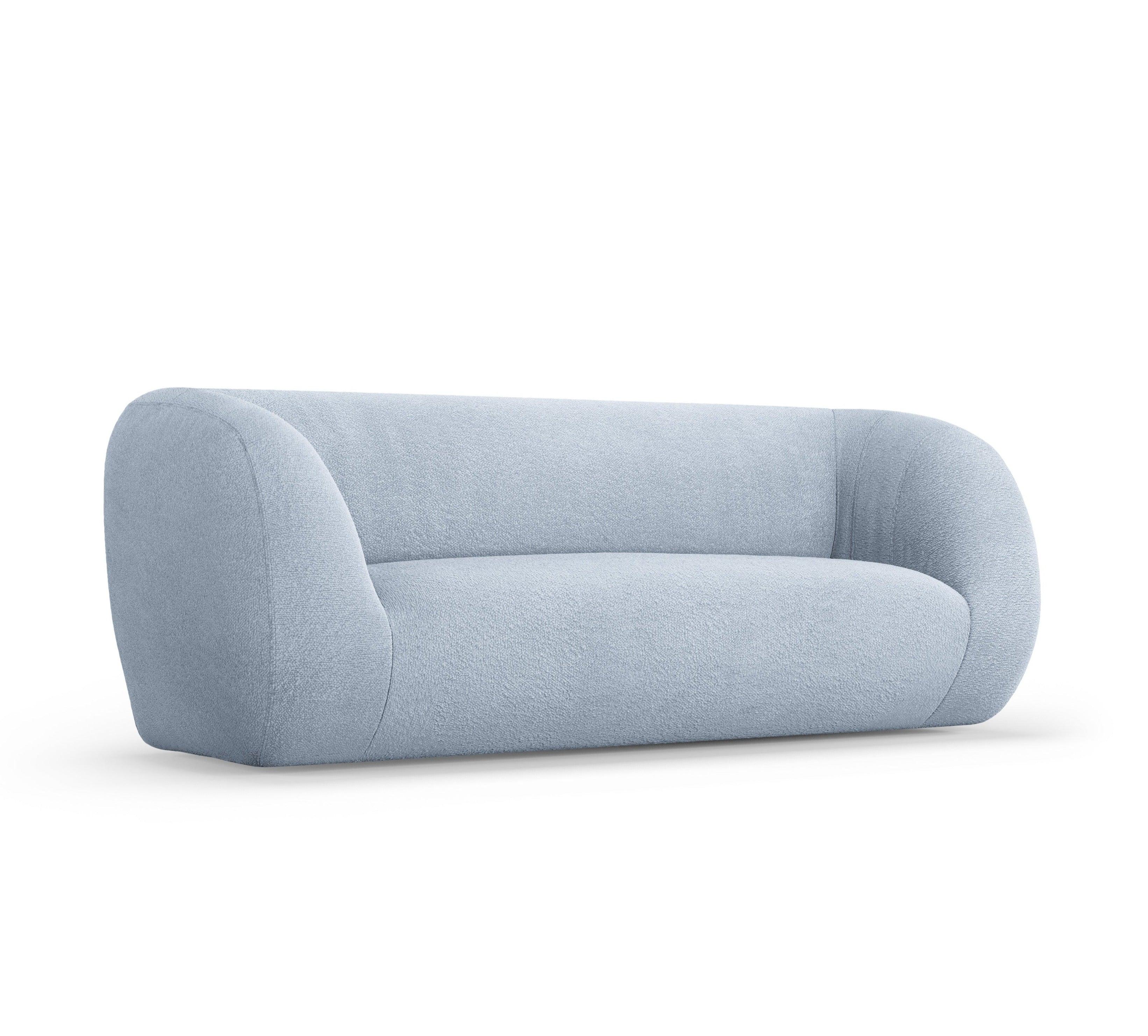 Sofa 2-osobowa ESSEN jasnoniebieski boucle Cosmopolitan Design    Eye on Design