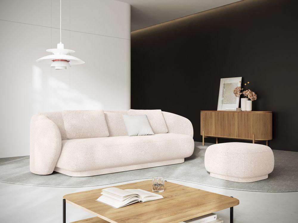 Sofa 3-osobowa aksamitna CAMDEN czarny Cosmopolitan Design    Eye on Design