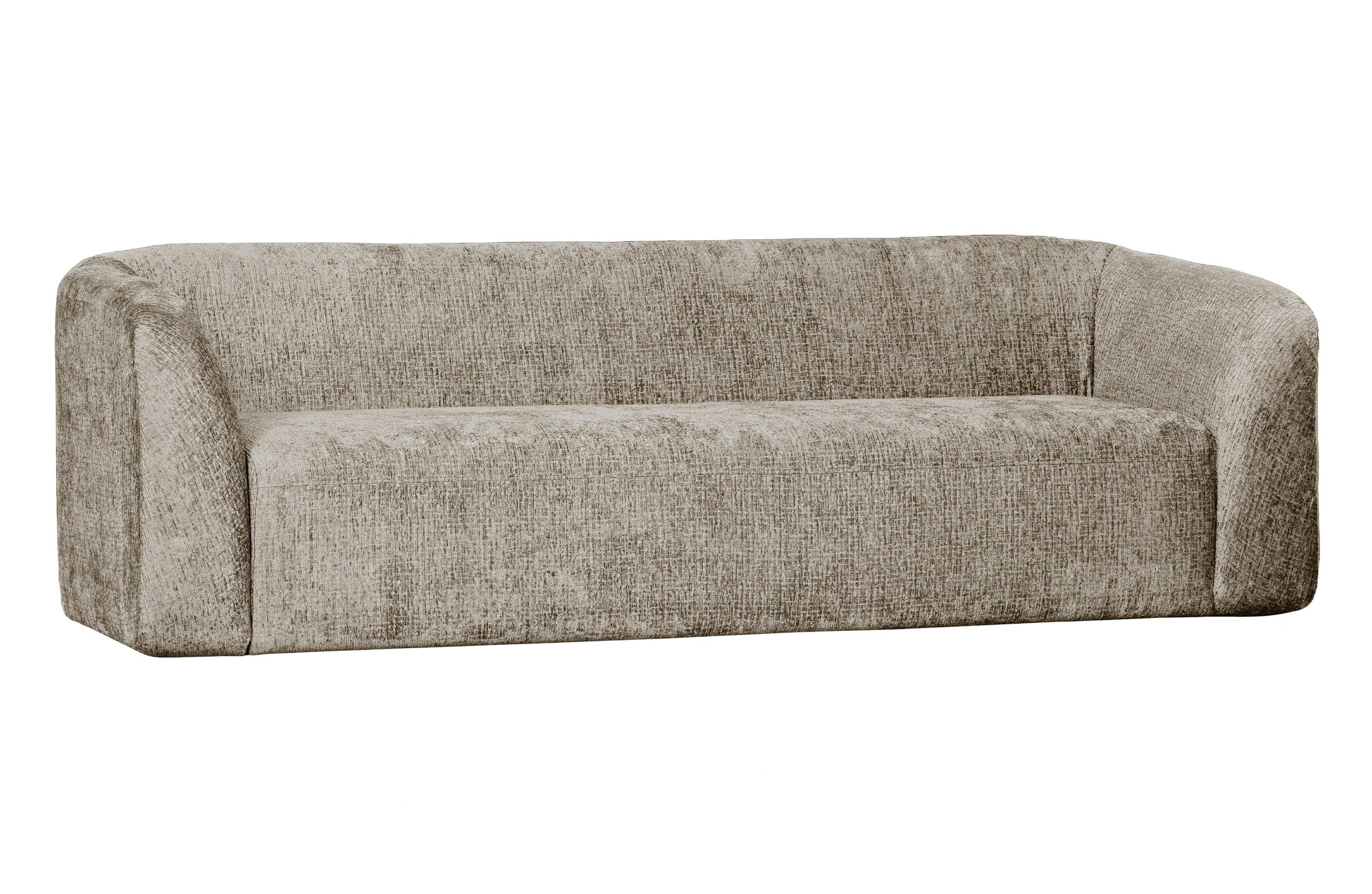 Sofa 3-osobowa aksamitna SLOPING beżowy Be Pure    Eye on Design