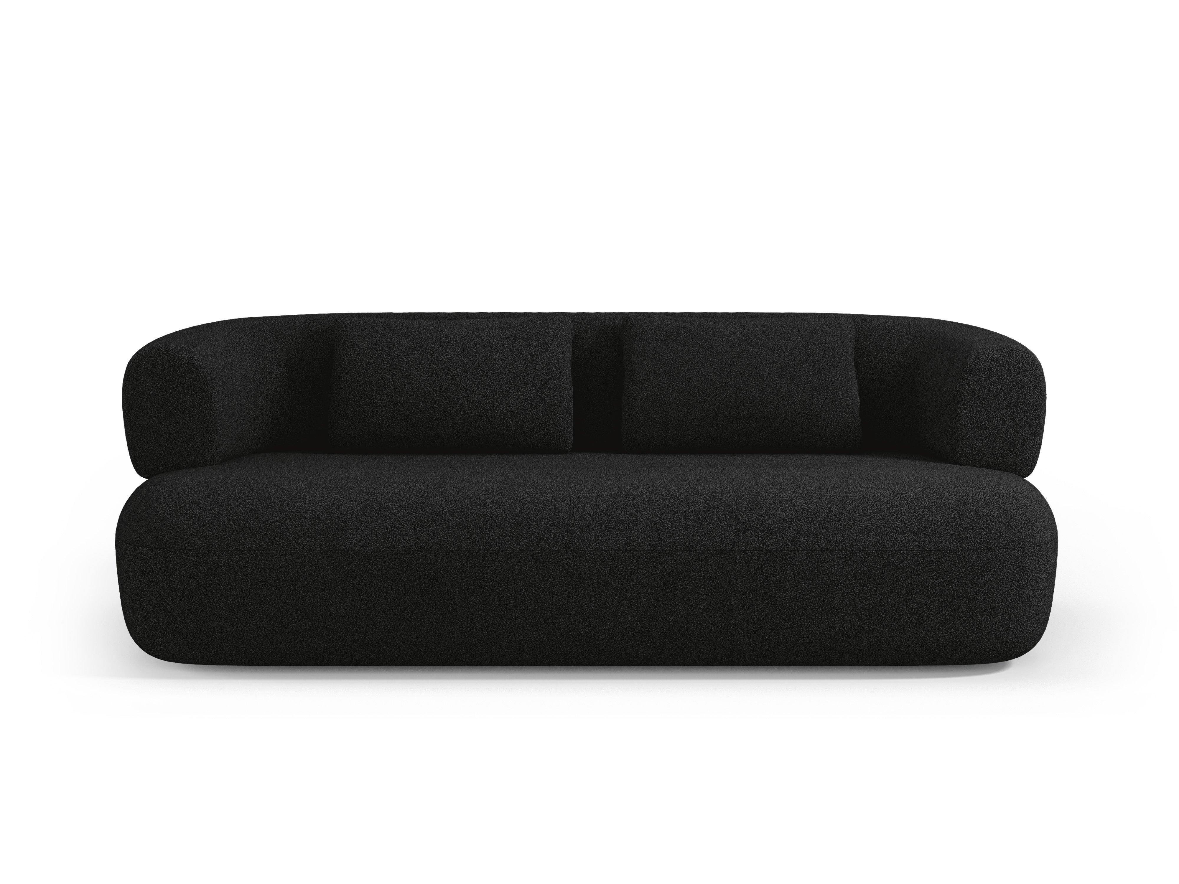 Sofa 3-osobowa ALDRIN czarny boucle Windsor & Co    Eye on Design