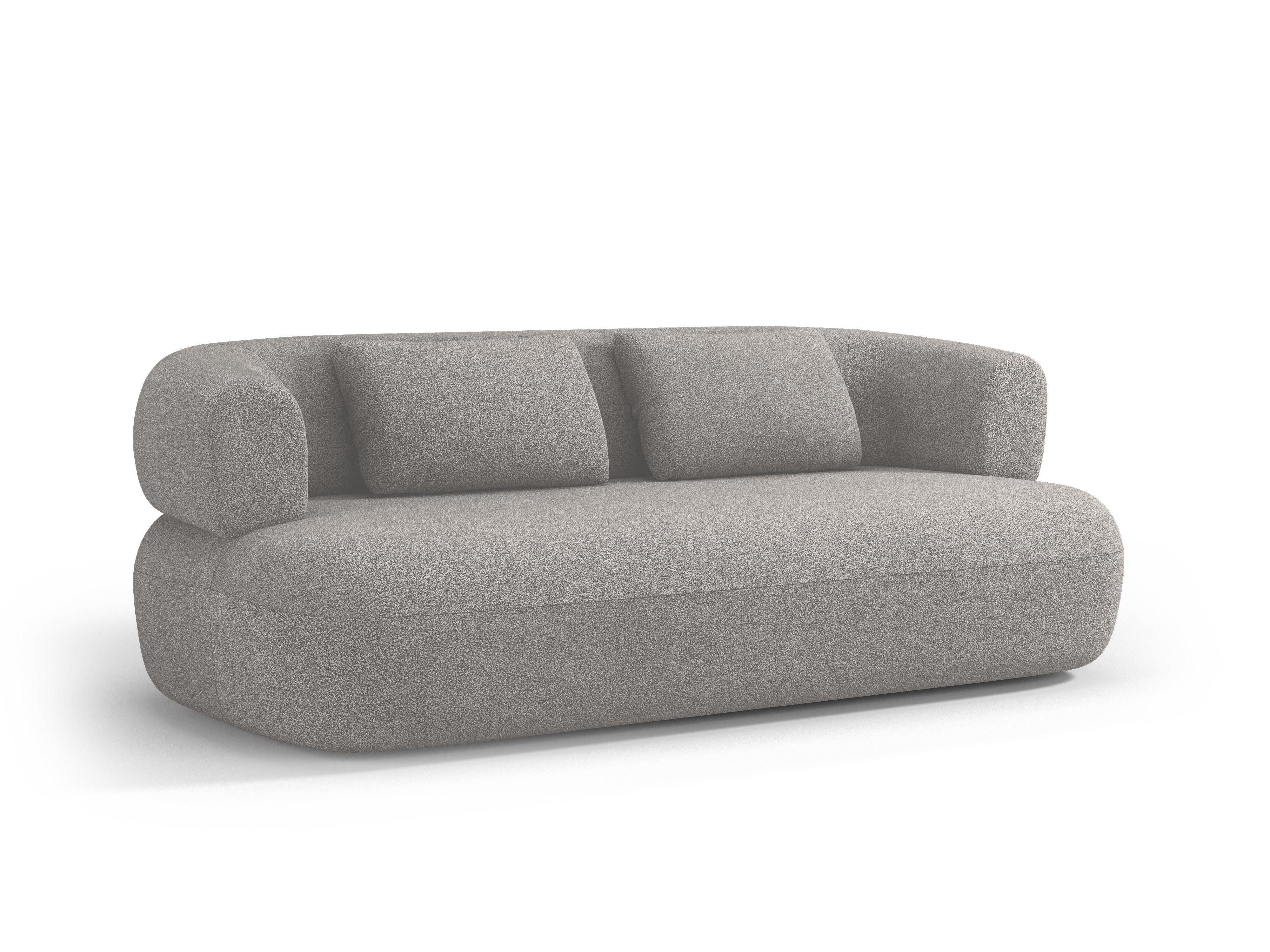 Sofa 3-osobowa ALDRIN jasnoszary boucle Windsor & Co    Eye on Design