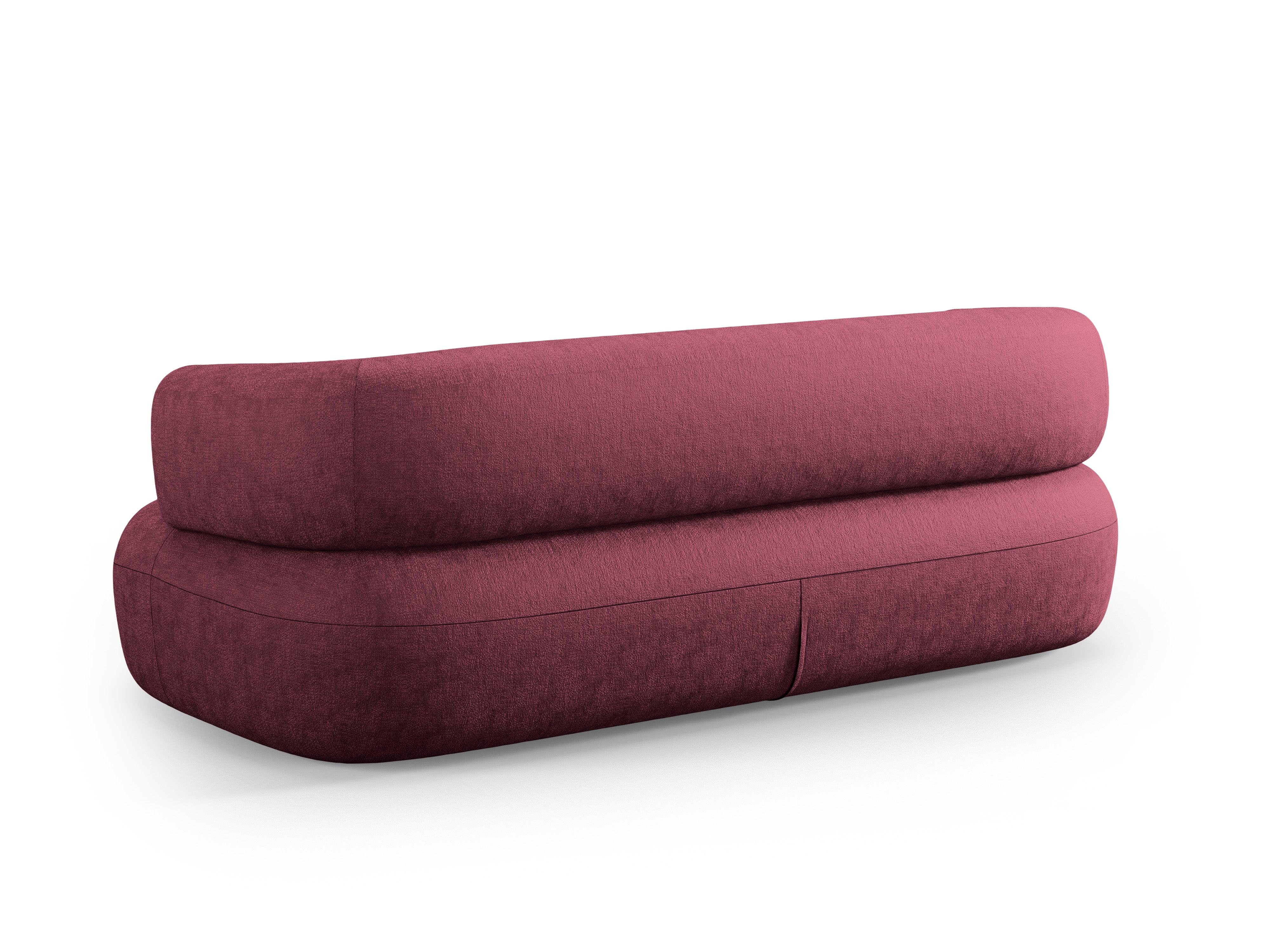 Sofa 3-osobowa ALDRIN karmazynowy szenil Windsor & Co    Eye on Design