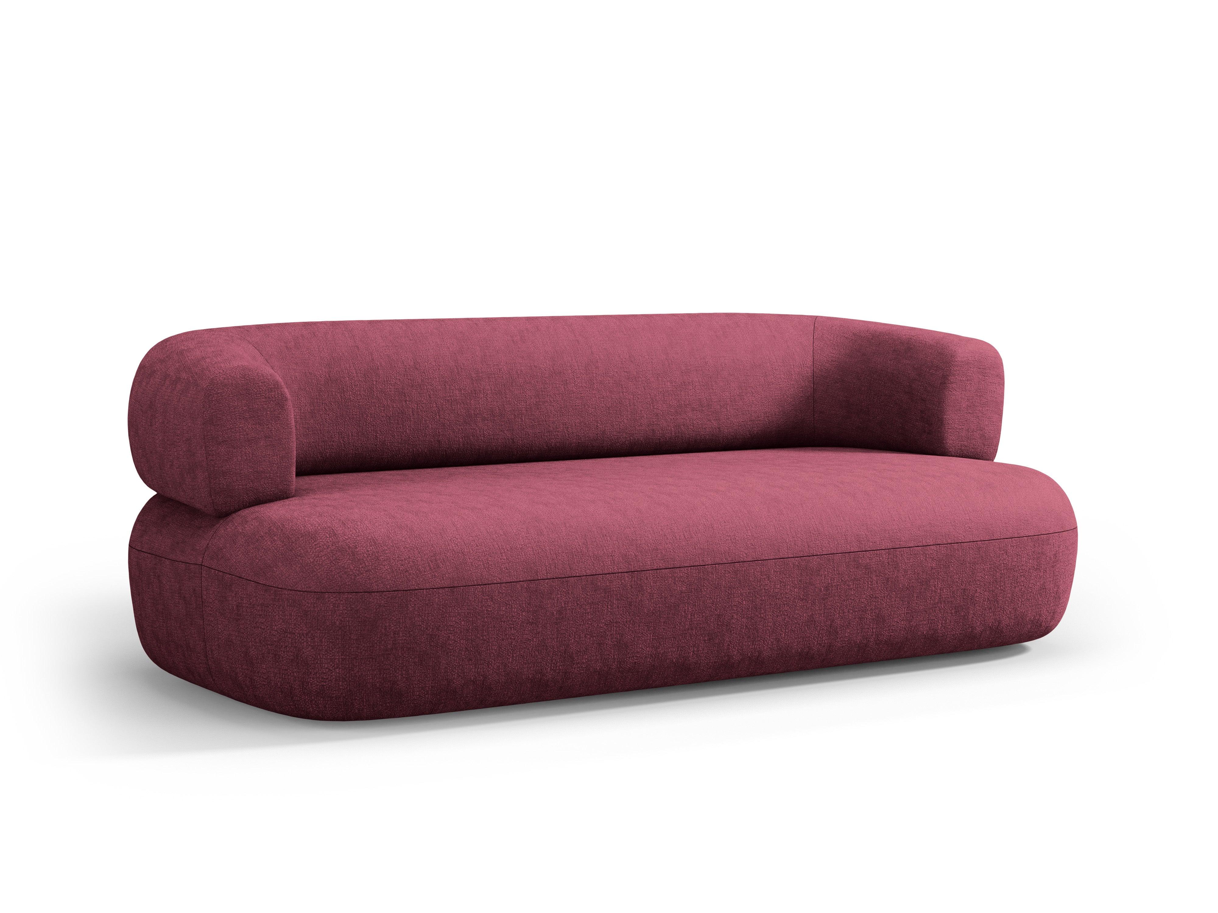 Sofa 3-osobowa ALDRIN karmazynowy szenil Windsor & Co    Eye on Design