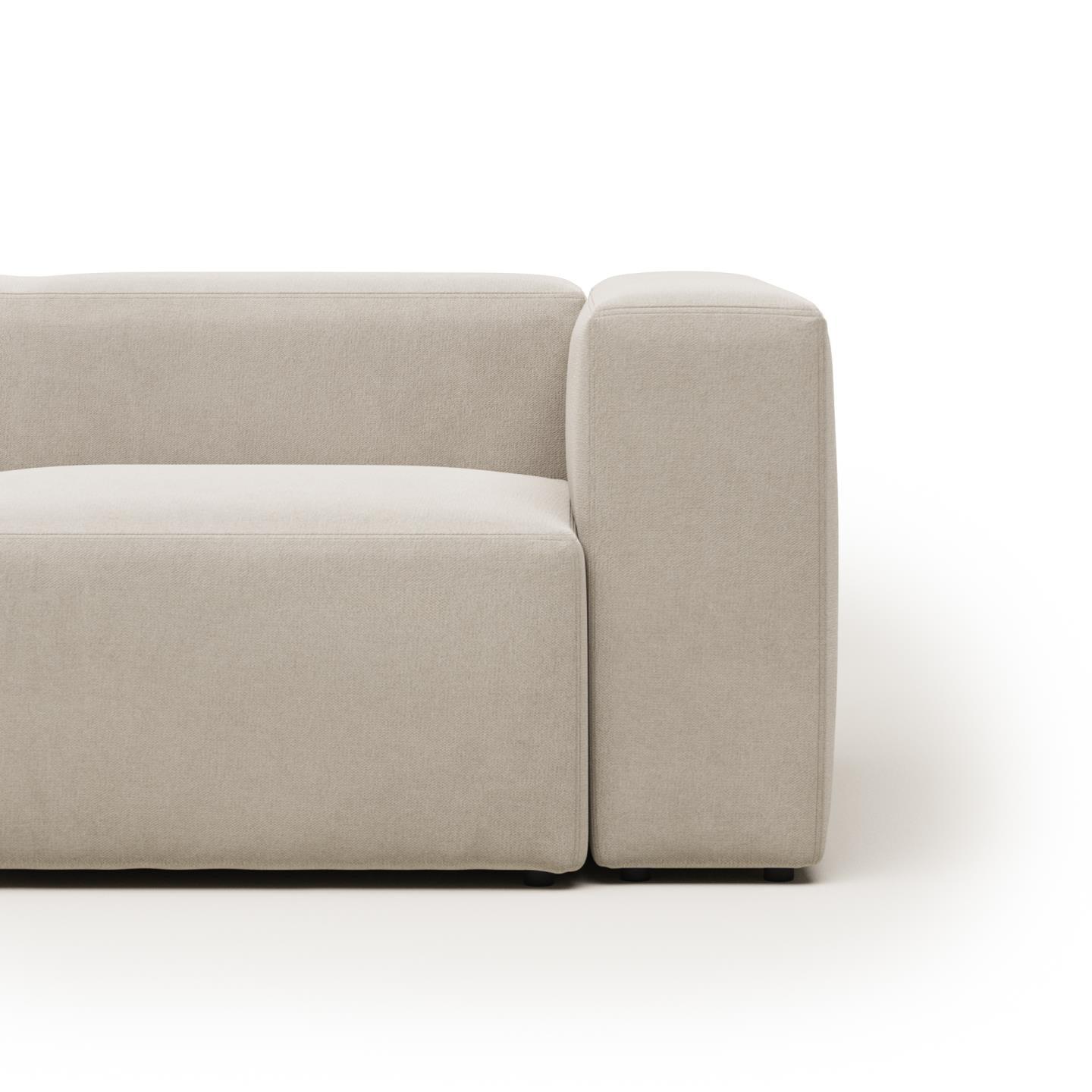 Sofa 3-osobowa BLOK beżowy szenil La Forma    Eye on Design