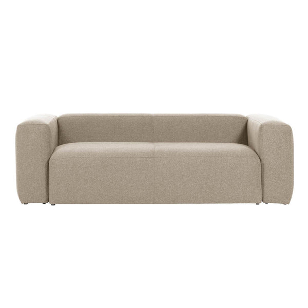 Sofa 3-osobowa BLOK beżowy szenil La Forma    Eye on Design