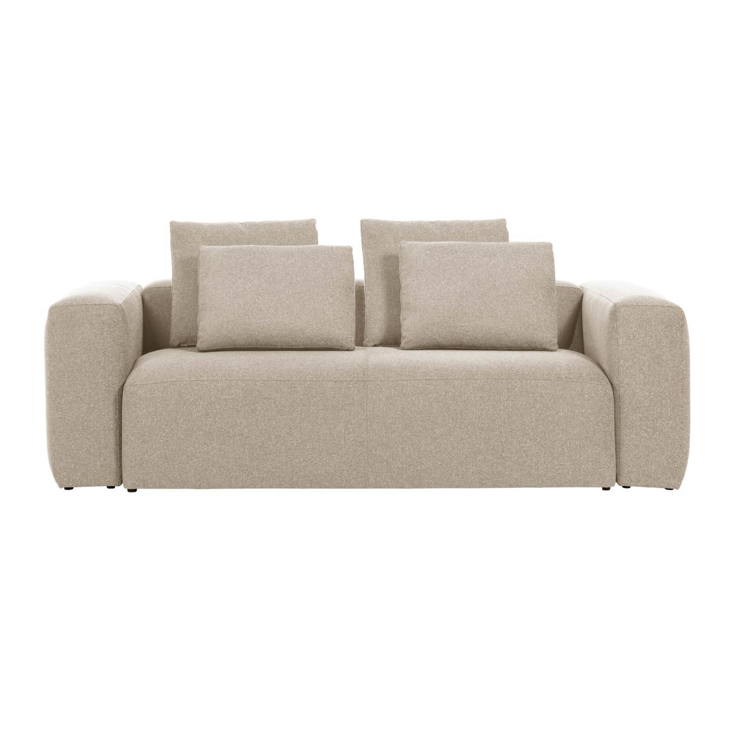 Sofa 3-osobowa BLOK beżowy szenil La Forma    Eye on Design