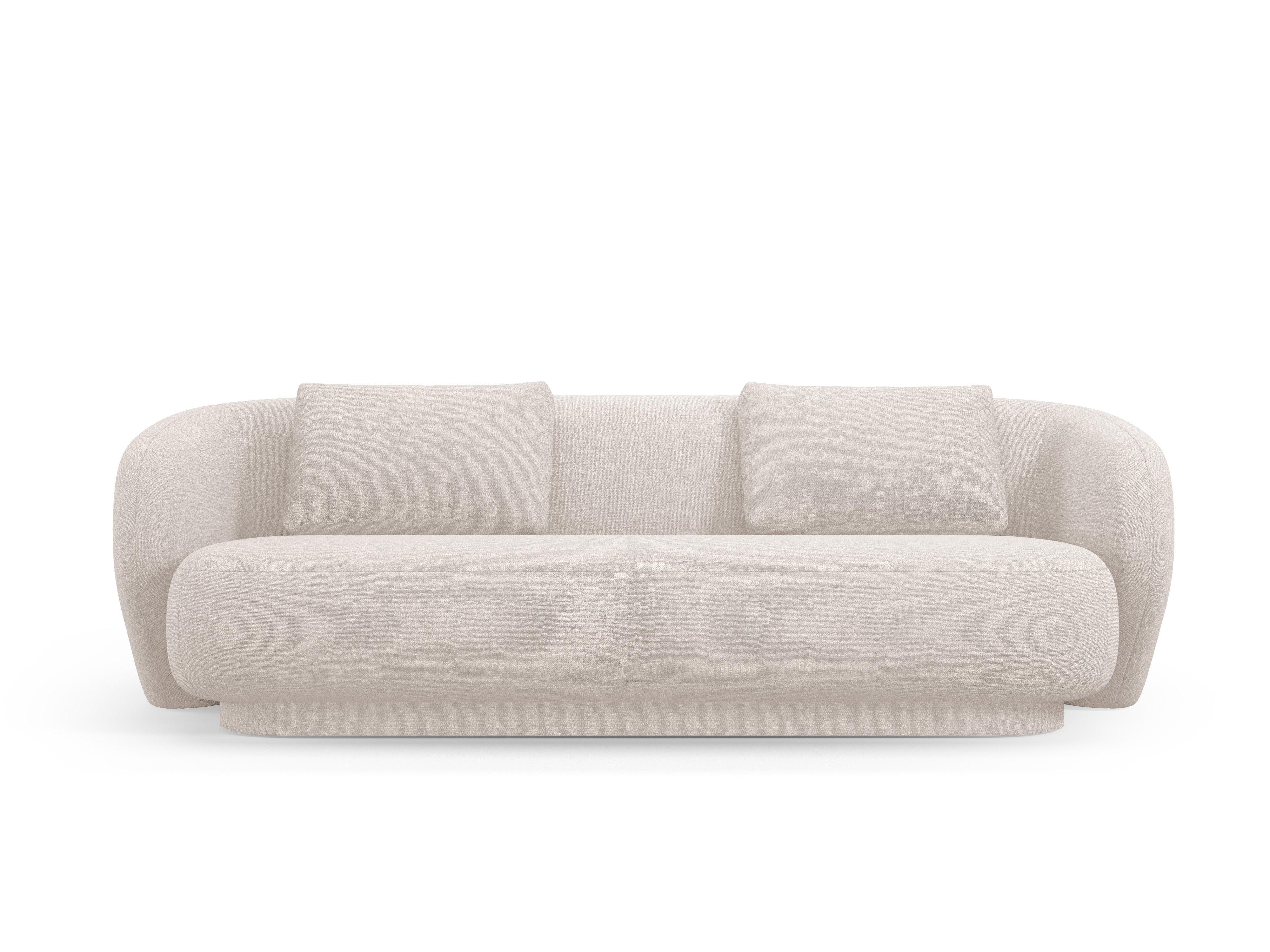 Sofa 3-osobowa CAMDEN beżowy szenil Cosmopolitan Design    Eye on Design