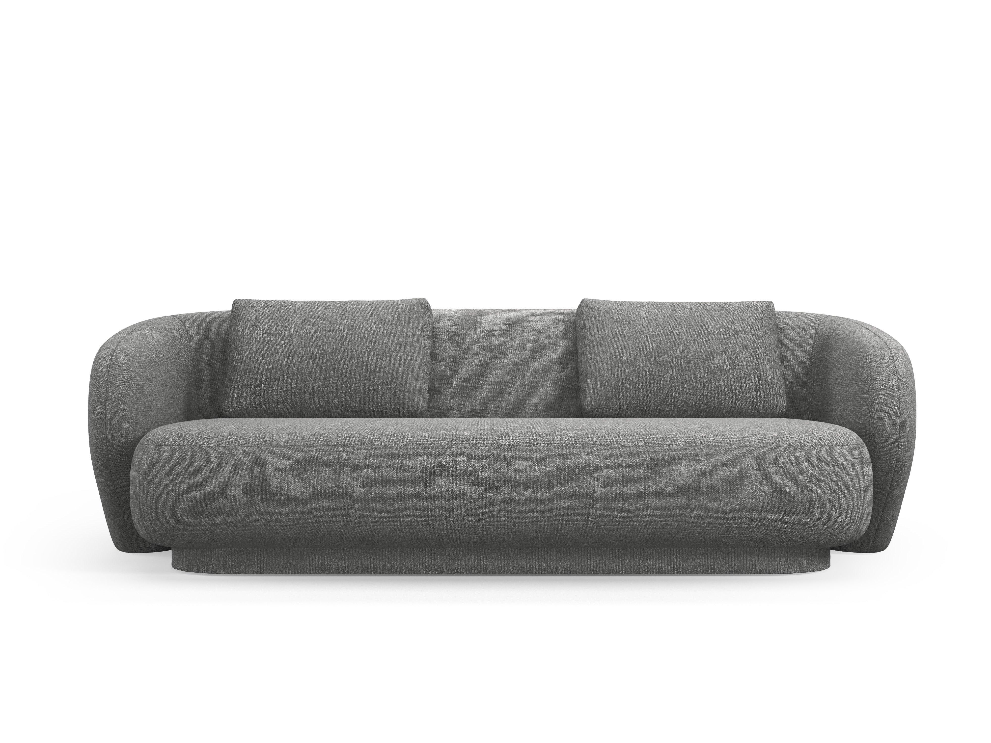 Sofa 3-osobowa CAMDEN ciemnoszary szenil Cosmopolitan Design    Eye on Design