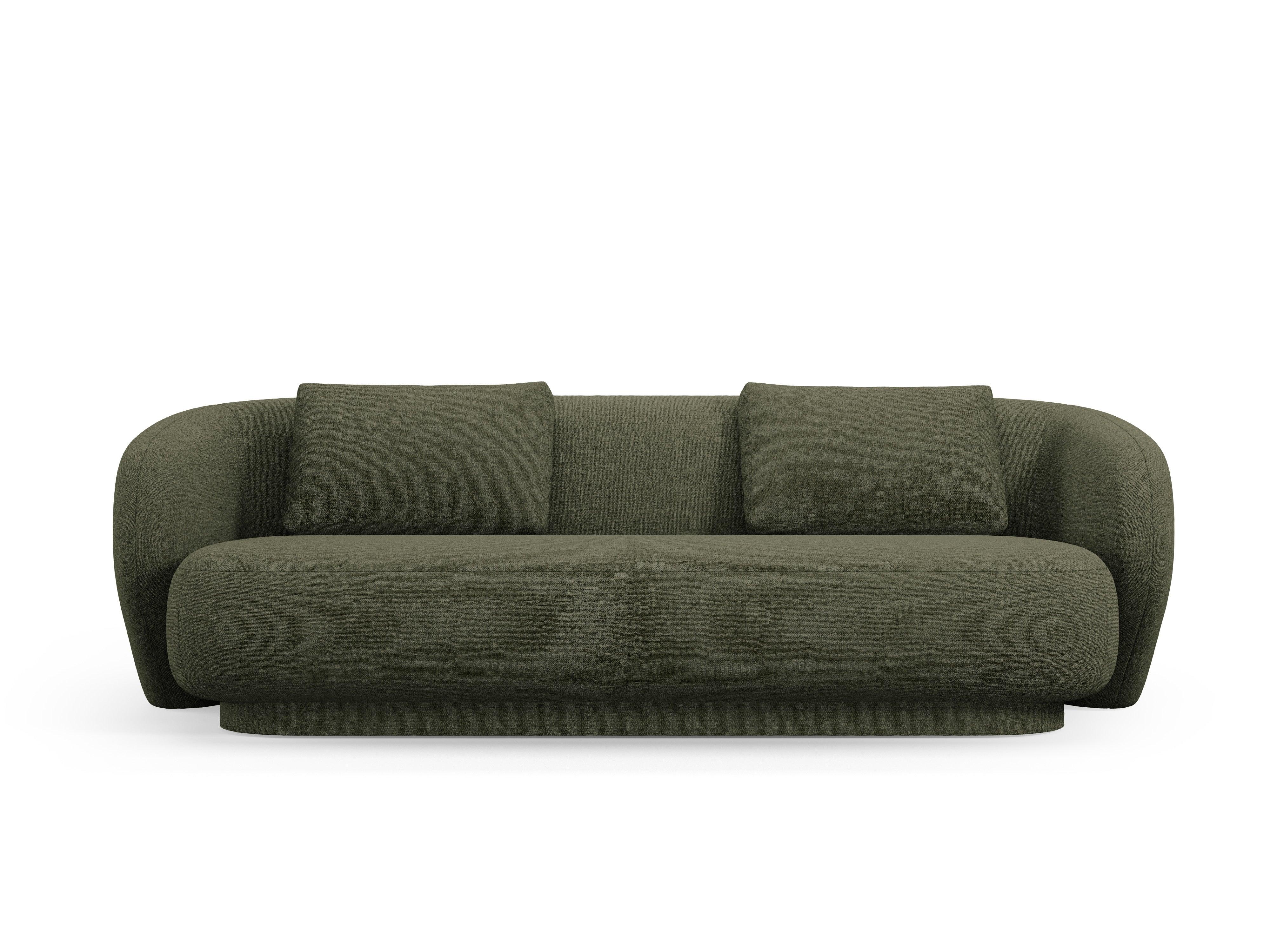 Sofa 3-osobowa CAMDEN zielony szenil Cosmopolitan Design    Eye on Design