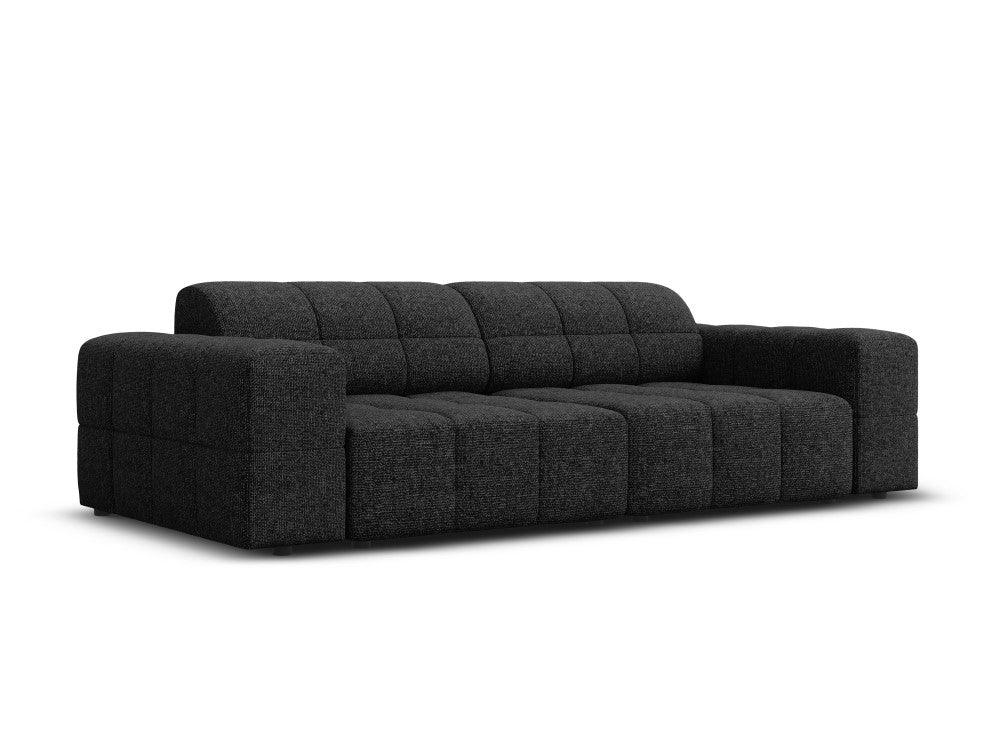 Sofa 3-osobowa CHICAGO czarny szenil Cosmopolitan Design    Eye on Design