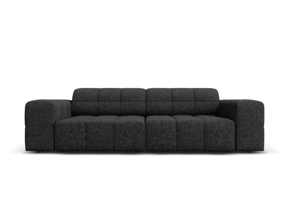 Sofa 3-osobowa CHICAGO czarny szenil Cosmopolitan Design    Eye on Design