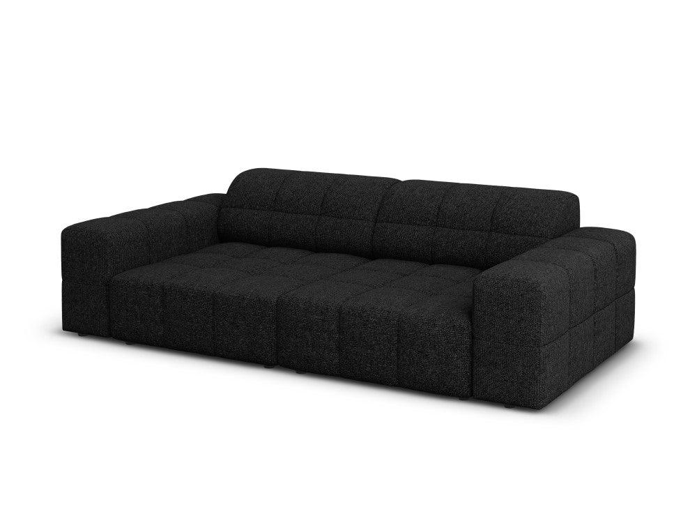 Sofa 3-osobowa CHICAGO czarny szenil Cosmopolitan Design    Eye on Design