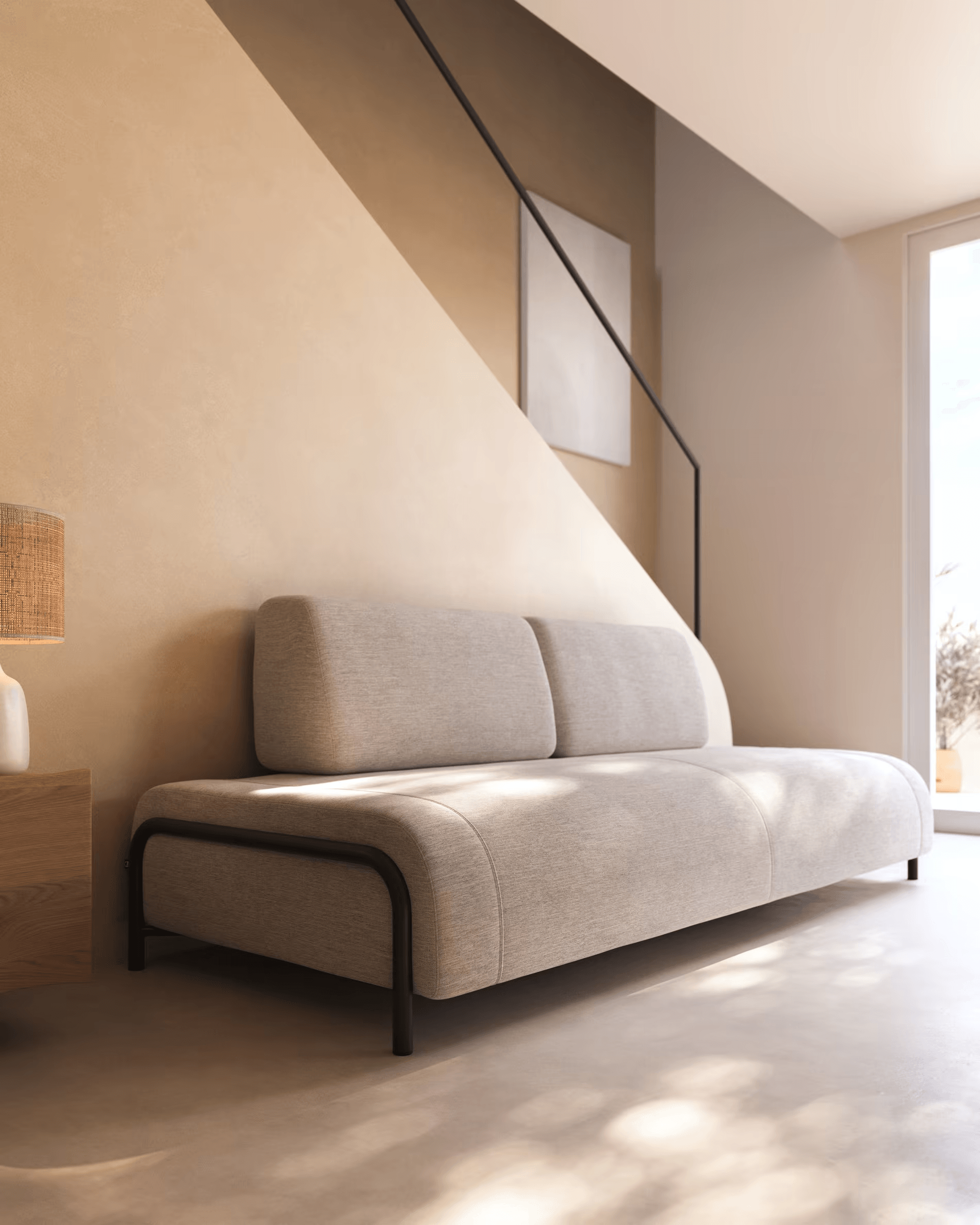 Sofa 3-osobowa COMPO beżowy La Forma    Eye on Design