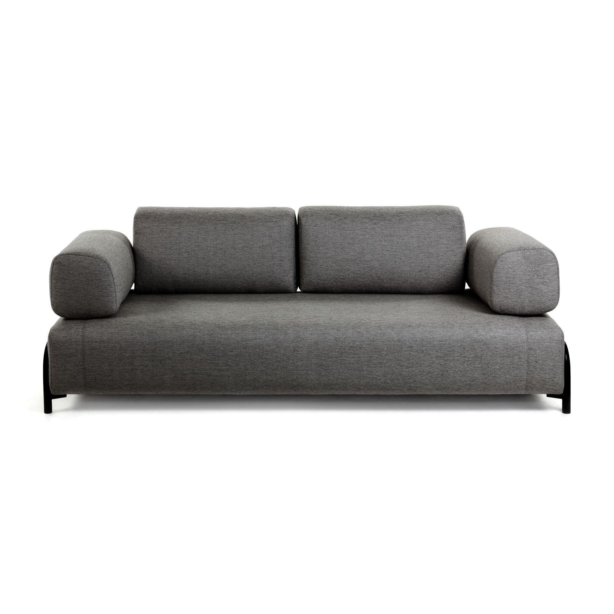 Sofa 3-osobowa COMPO ciemnoszary La Forma Dwa   Eye on Design