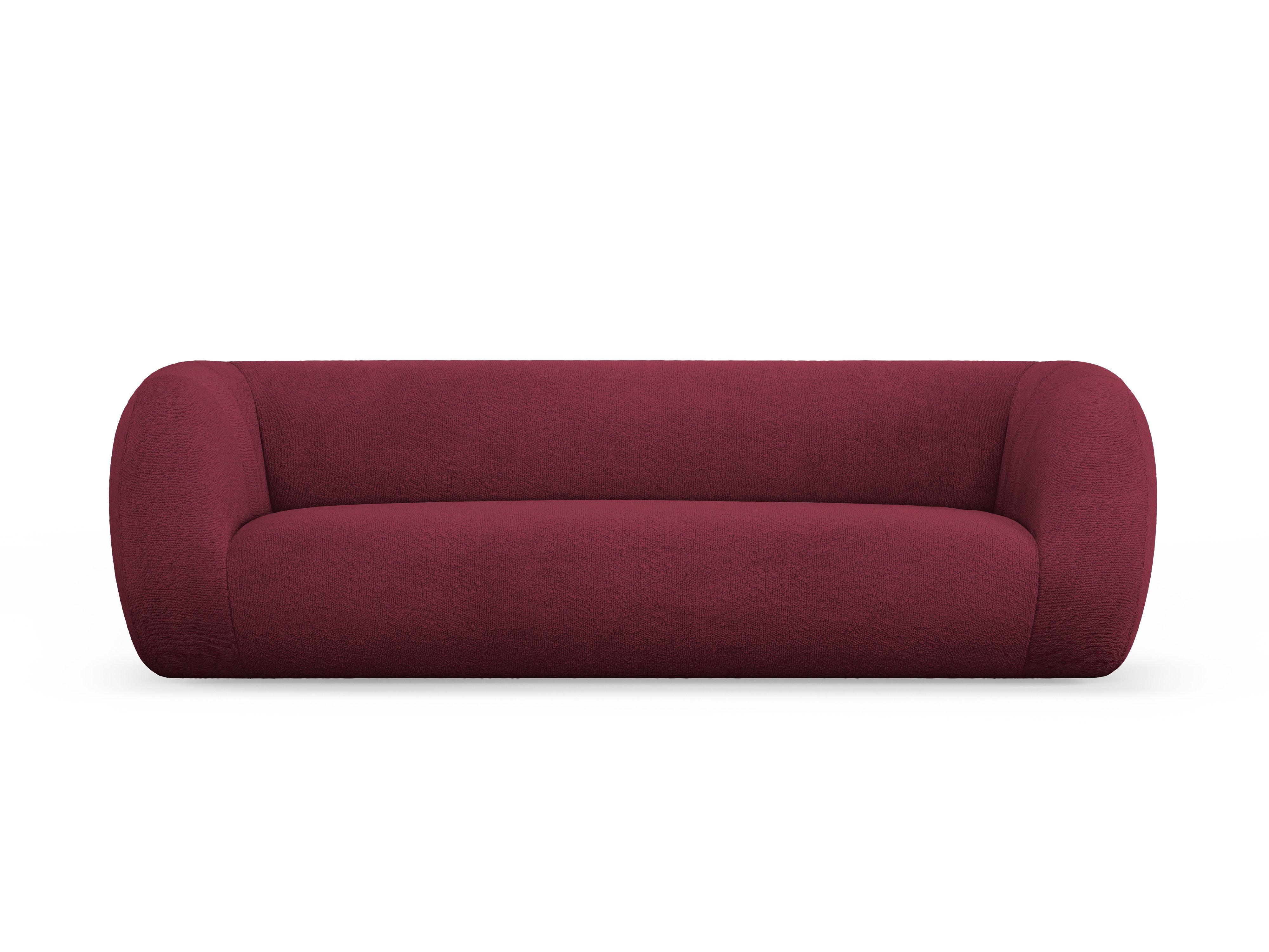 Sofa 3-osobowa ESSEN bordowy boucle Cosmopolitan Design    Eye on Design