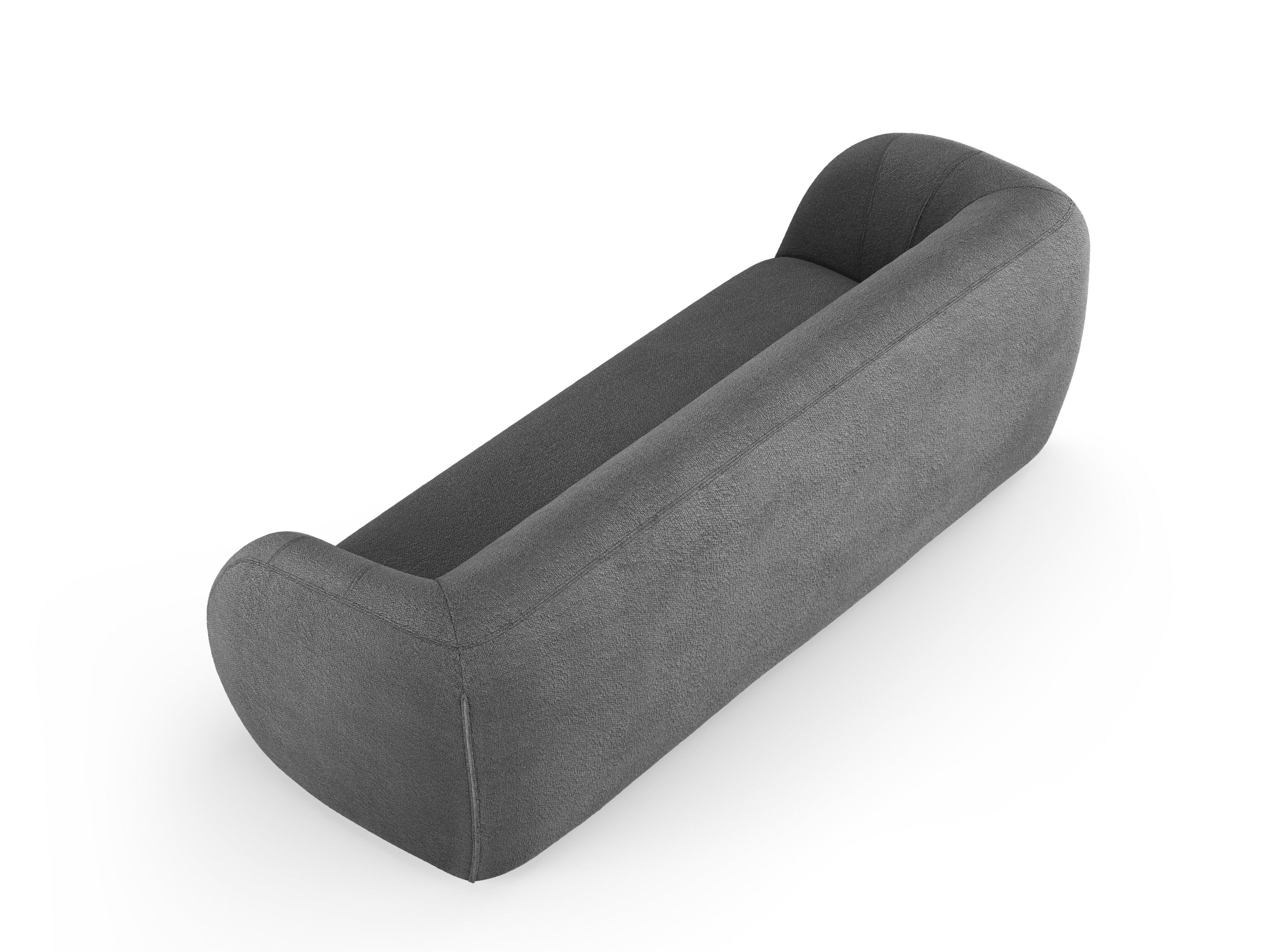 Sofa 3-osobowa ESSEN ciemnoszary boucle Cosmopolitan Design    Eye on Design
