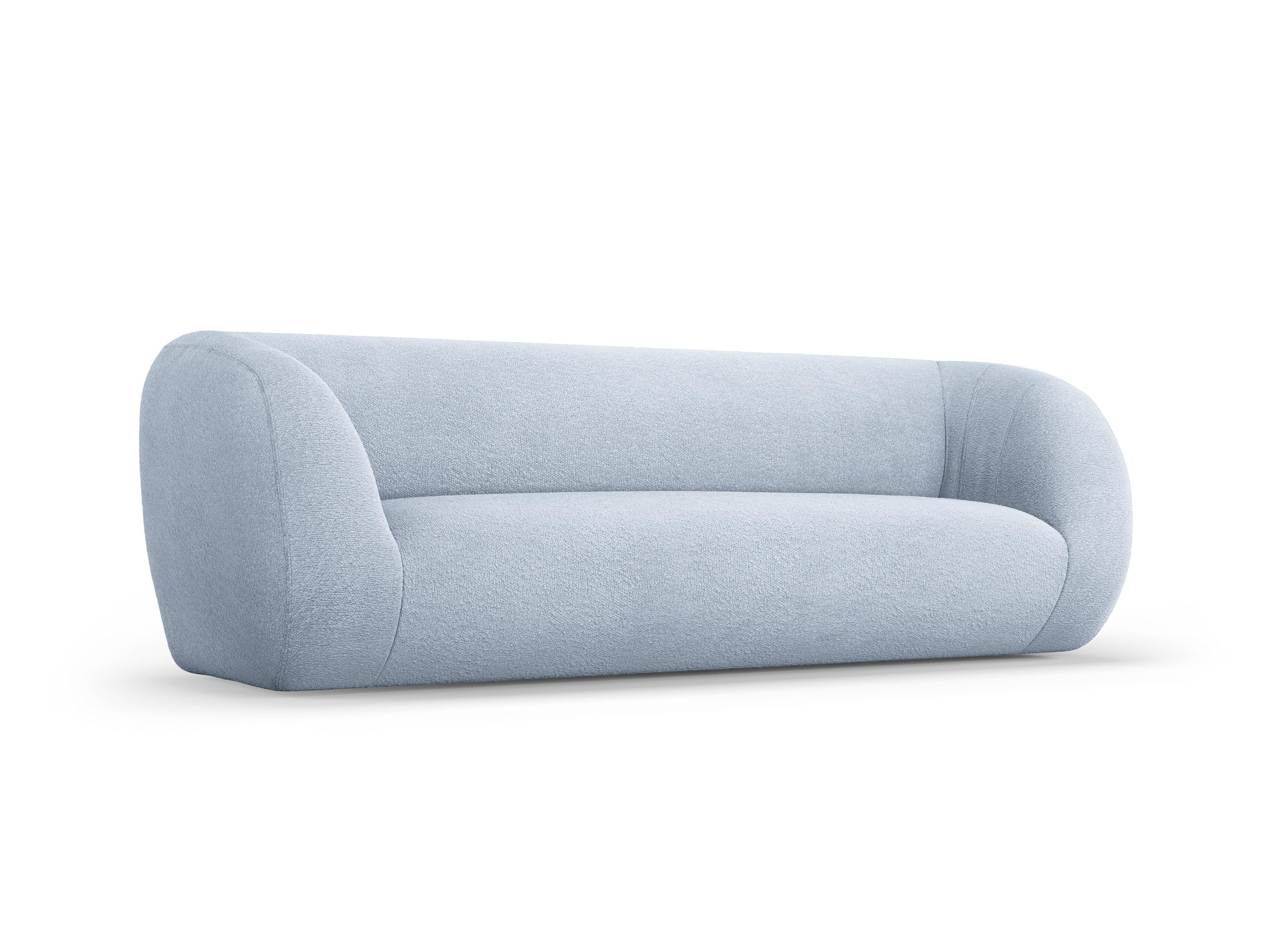 Sofa 3-osobowa ESSEN jasnoniebieski boucle Cosmopolitan Design    Eye on Design