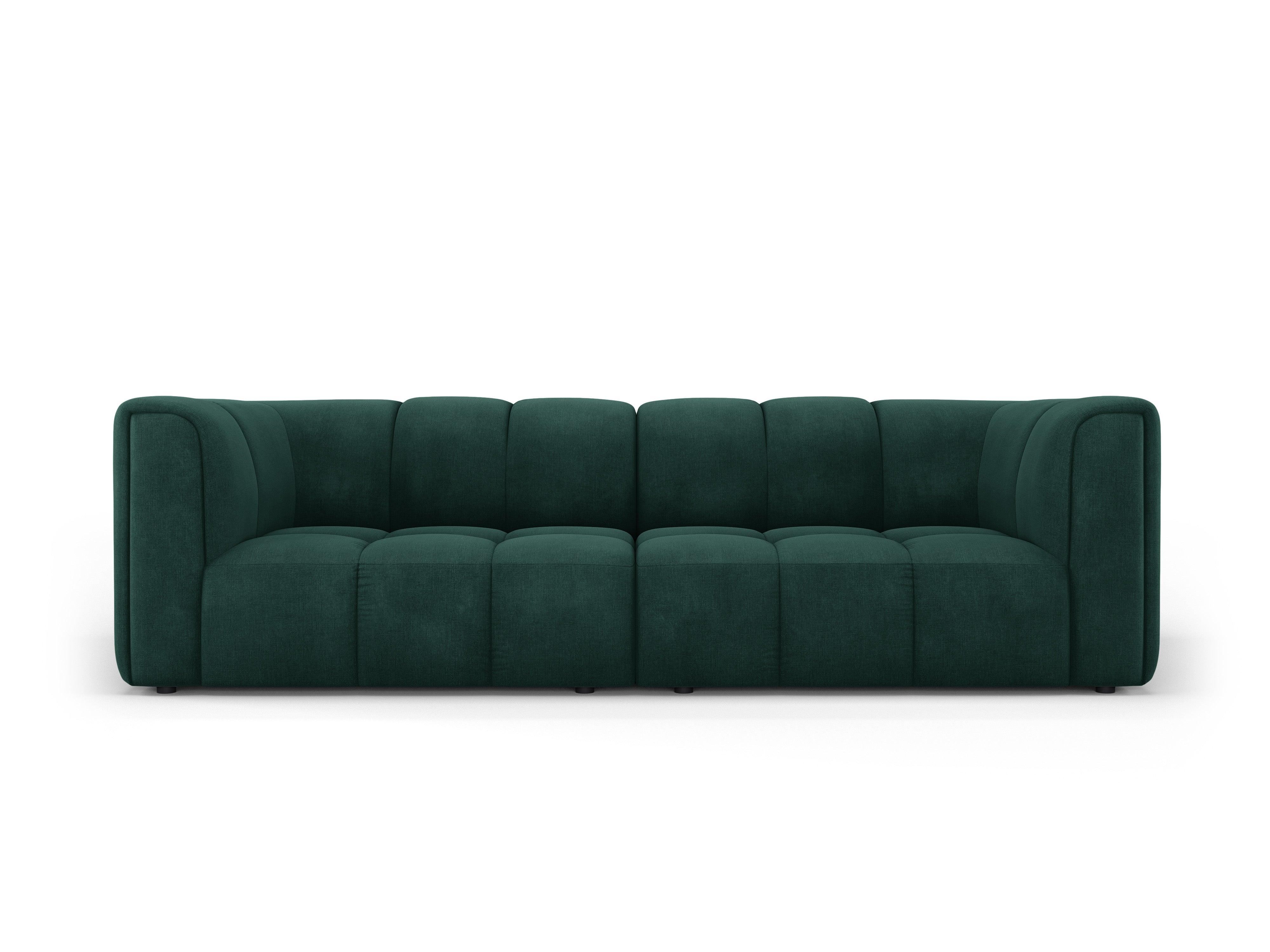 Sofa 3-osobowa FRANCESCA butelkowa zieleń szenil Milo Casa    Eye on Design