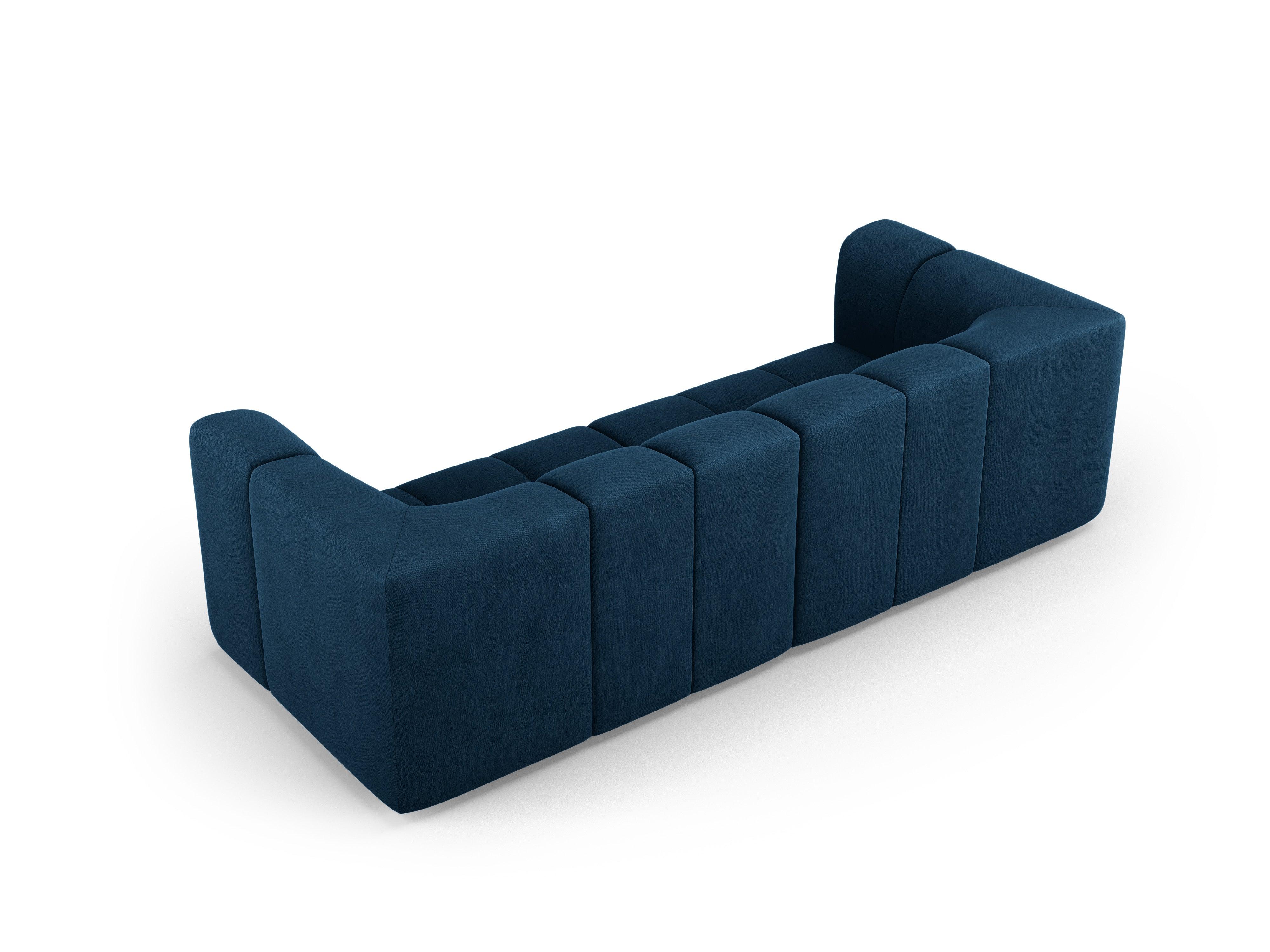 Sofa 3-osobowa FRANCESCA granat królewski szenil Milo Casa    Eye on Design