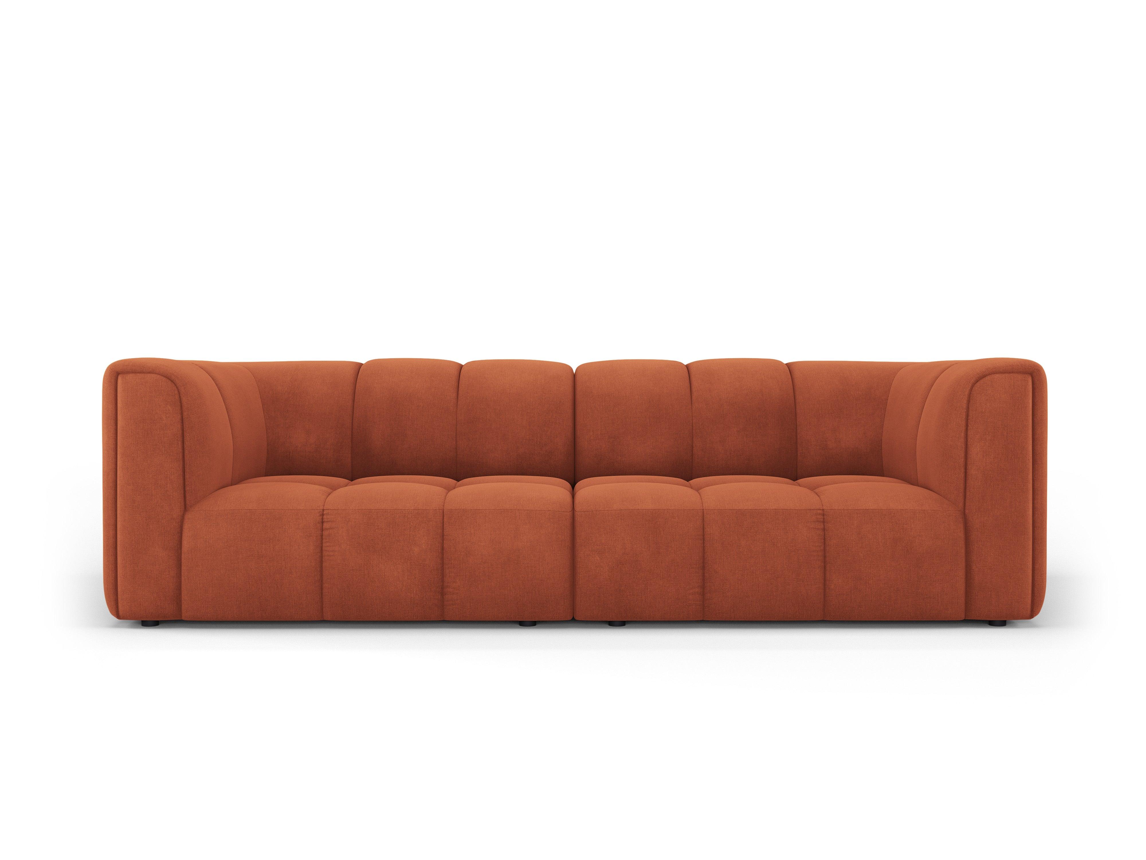 Sofa 3-osobowa FRANCESCA terracotta szenil Milo Casa    Eye on Design