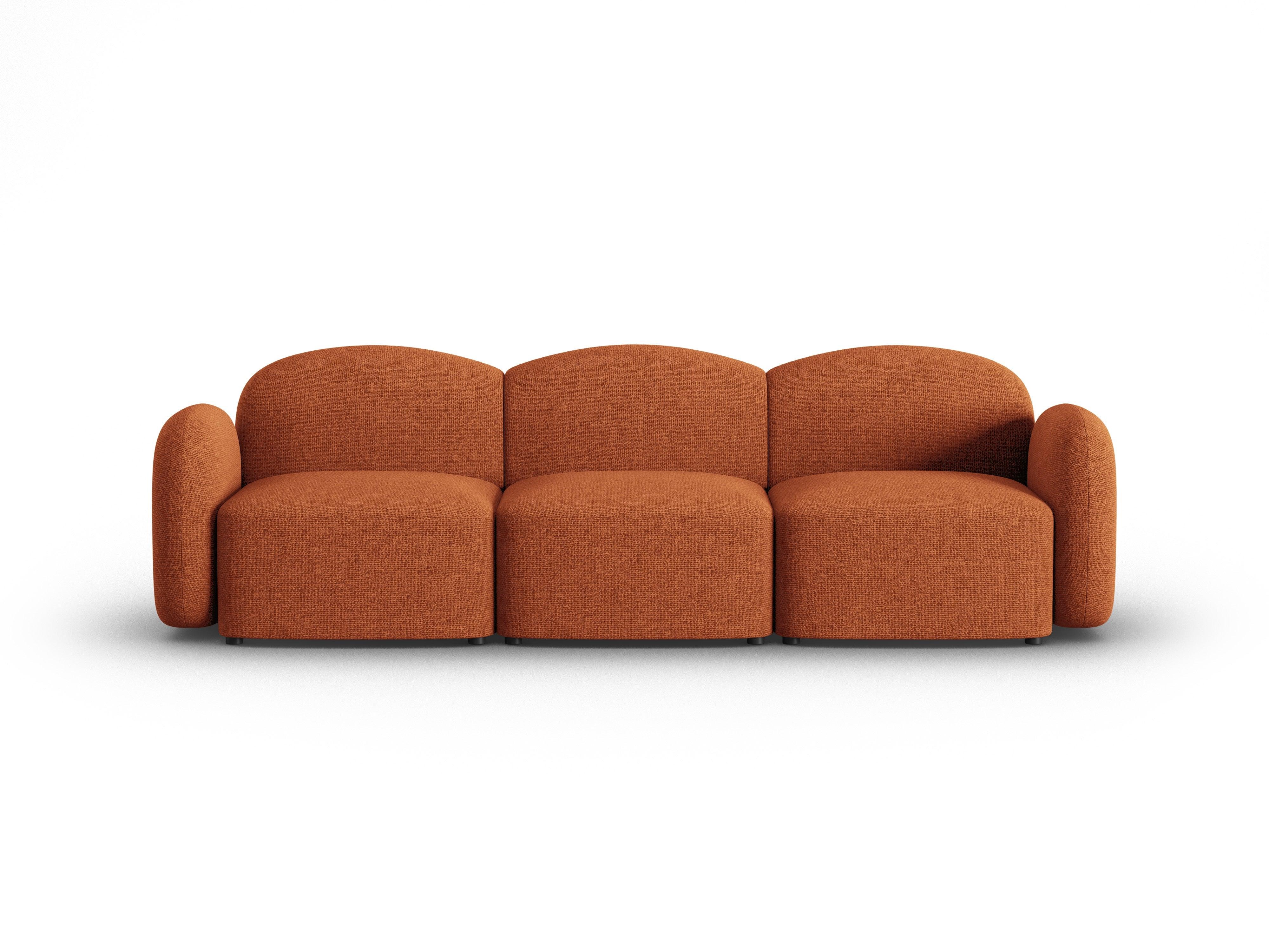 Sofa 3-osobowa LAURENT szenil terracotta melanż Interieurs 86    Eye on Design