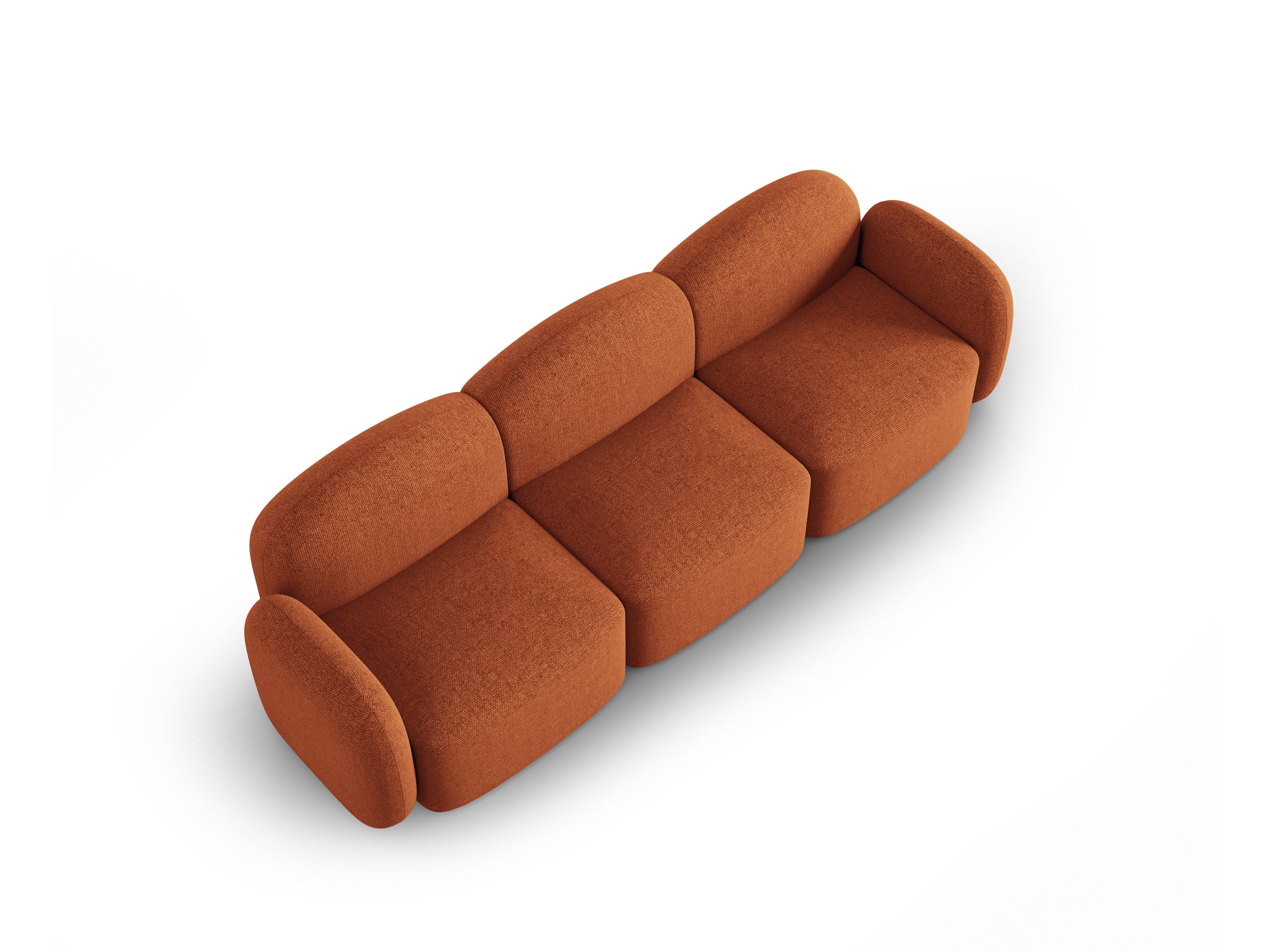 Sofa 3-osobowa LAURENT szenil terracotta melanż Interieurs 86    Eye on Design